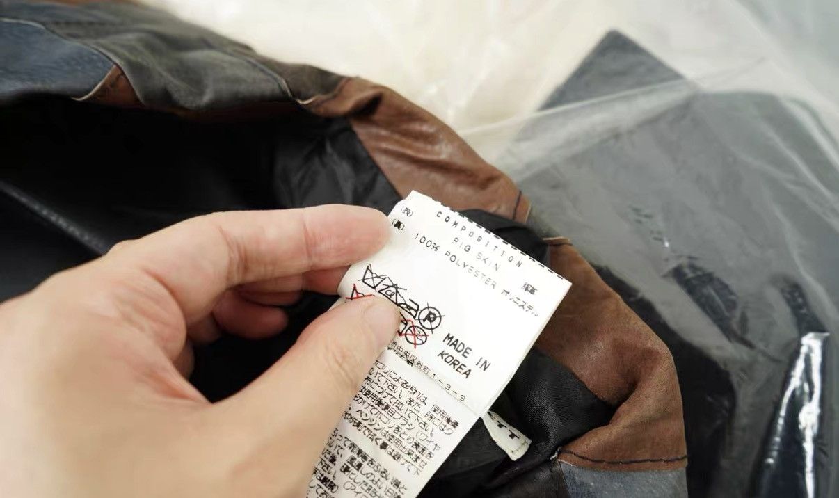 Katharine Hamnett London Katharine Hamnett Argyle Panel Leather Jacket Size US M / EU 48-50 / 2 - 8 Thumbnail