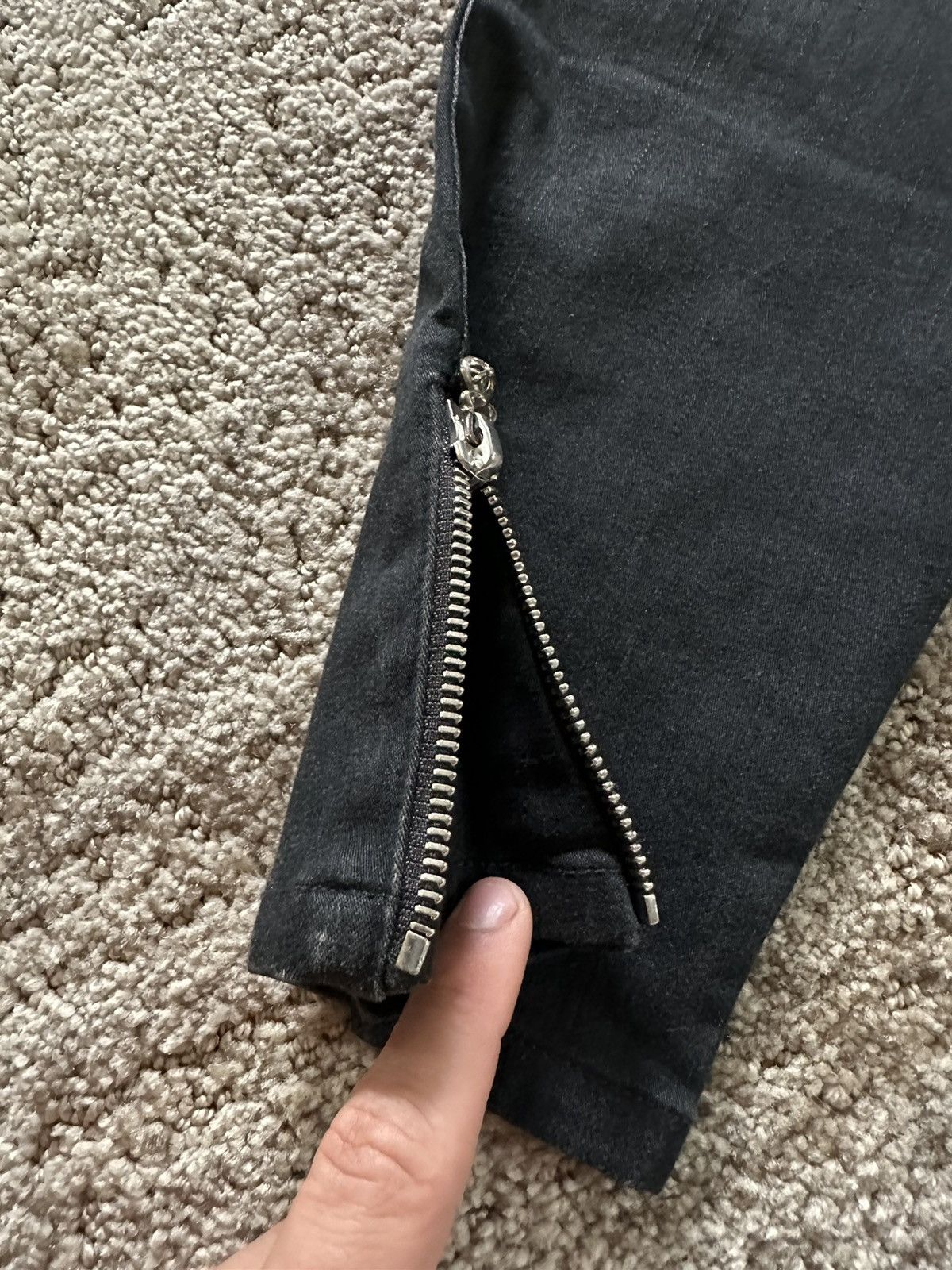 Chrome Hearts Chrome hearts zipper flair denim jeans Size US 28 / EU 44 - 9 Thumbnail