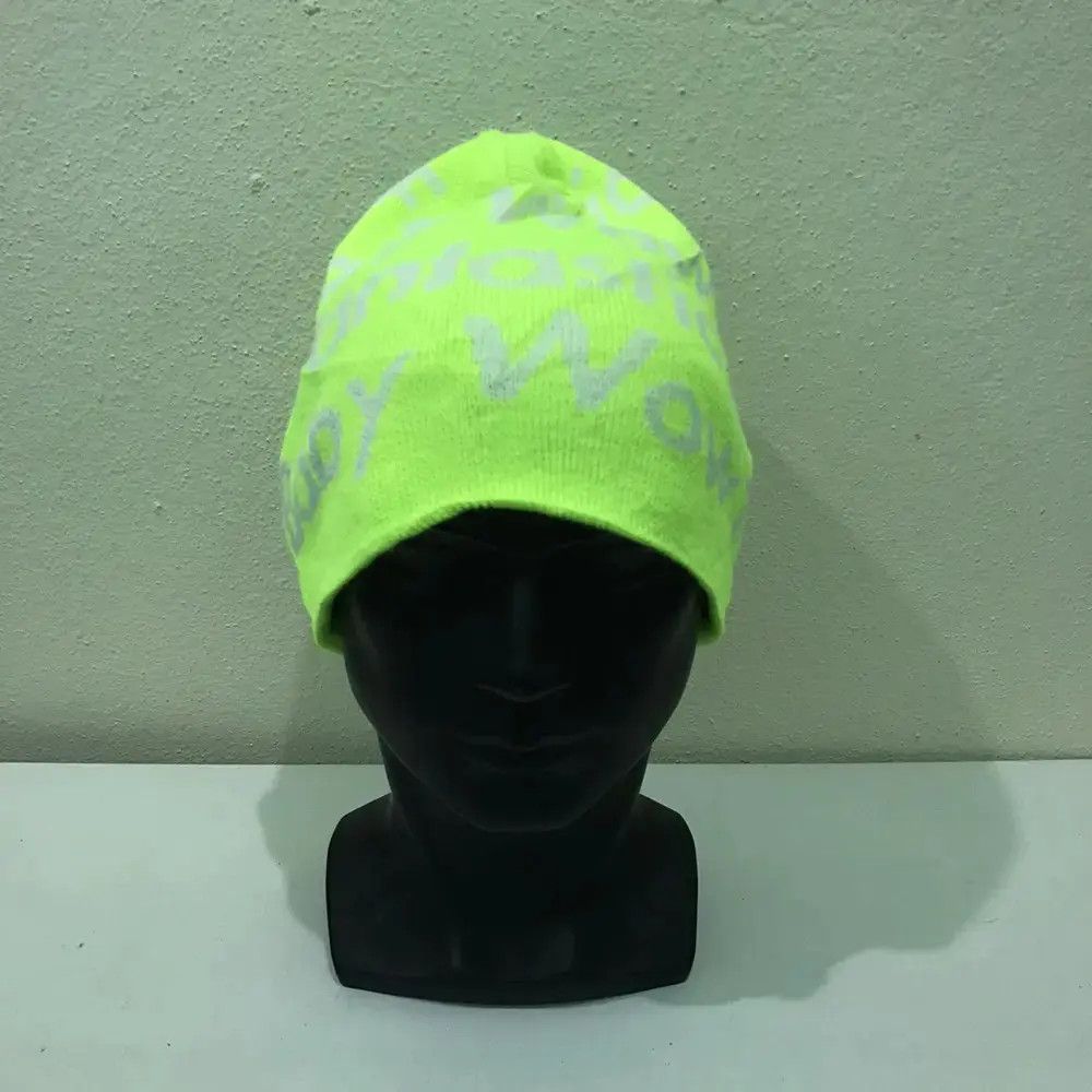 Japanese Brand × Vintage Vintage Spellout Beanie Hat Size ONE SIZE - 3 Thumbnail