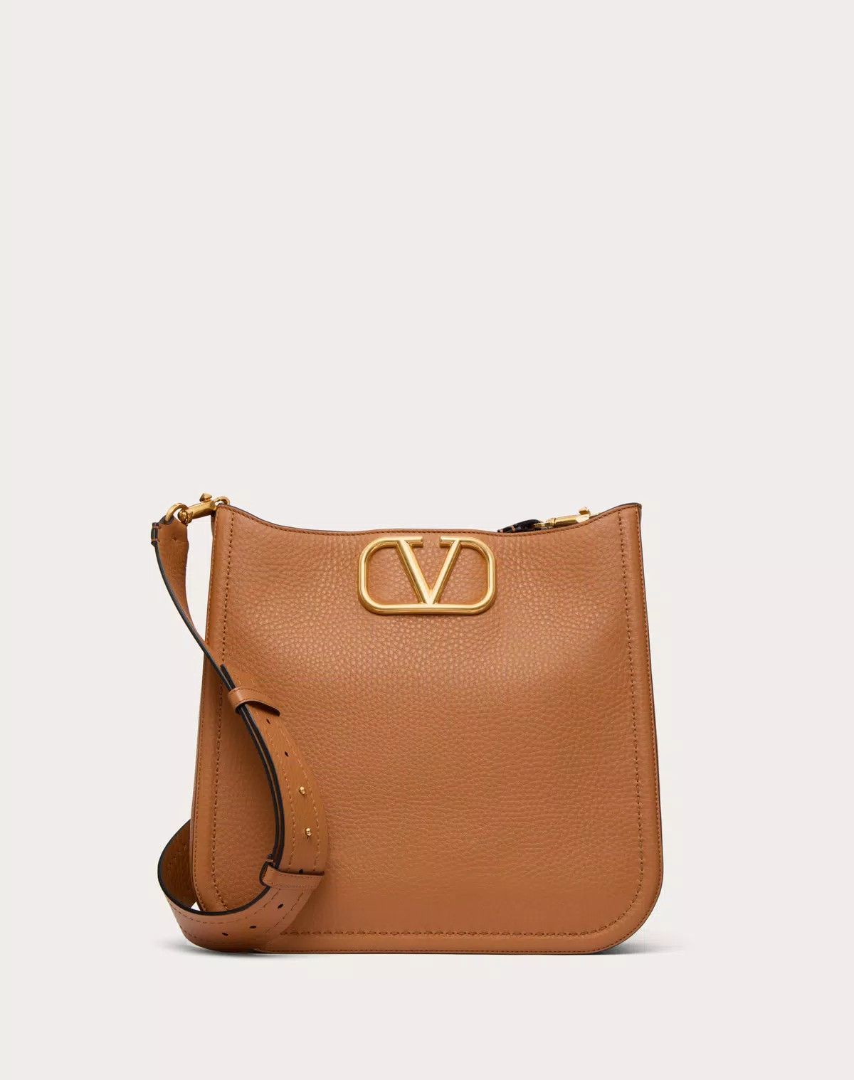Valentino oc11z0725 Size:OS/ Bag In Grainy Calfskin in Almond Beige Size ONE SIZE - 1 Thumbnail