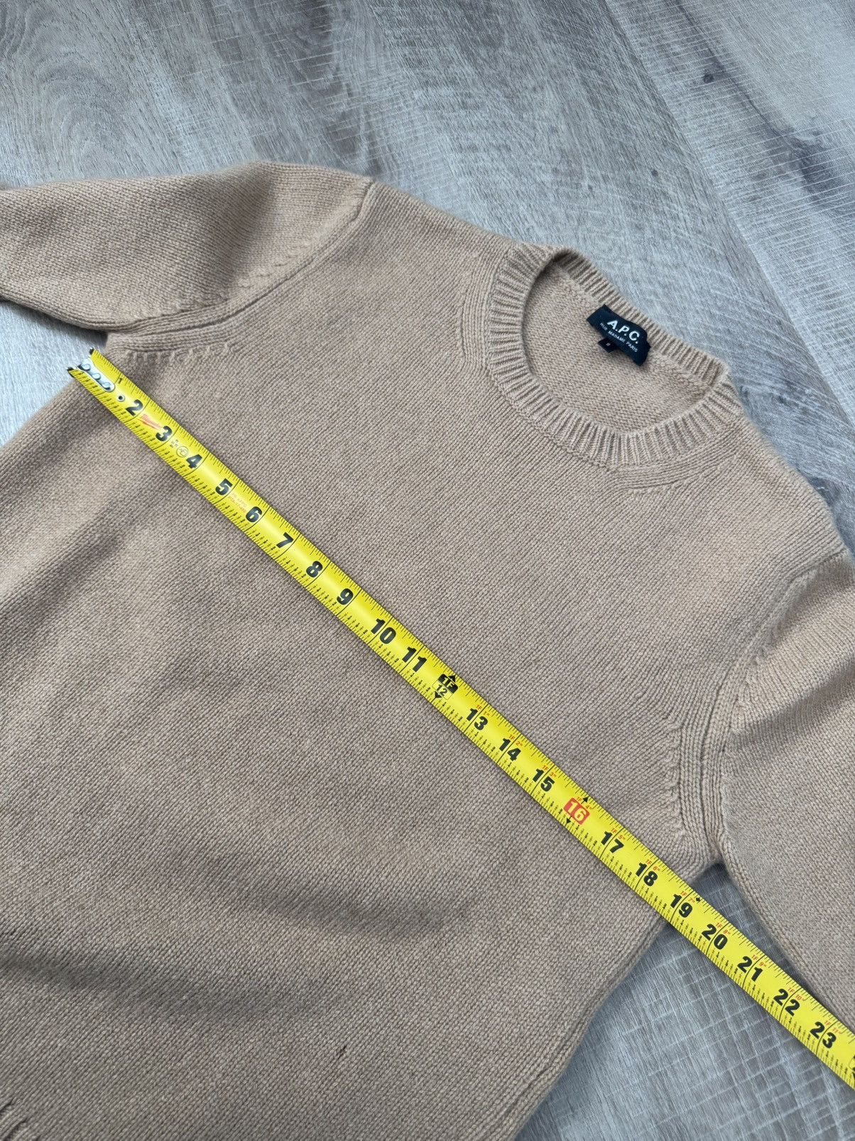 A.P.C. Lambswool Knit Sweatshirt Size US S / EU 44-46 / 1 - 3 Thumbnail