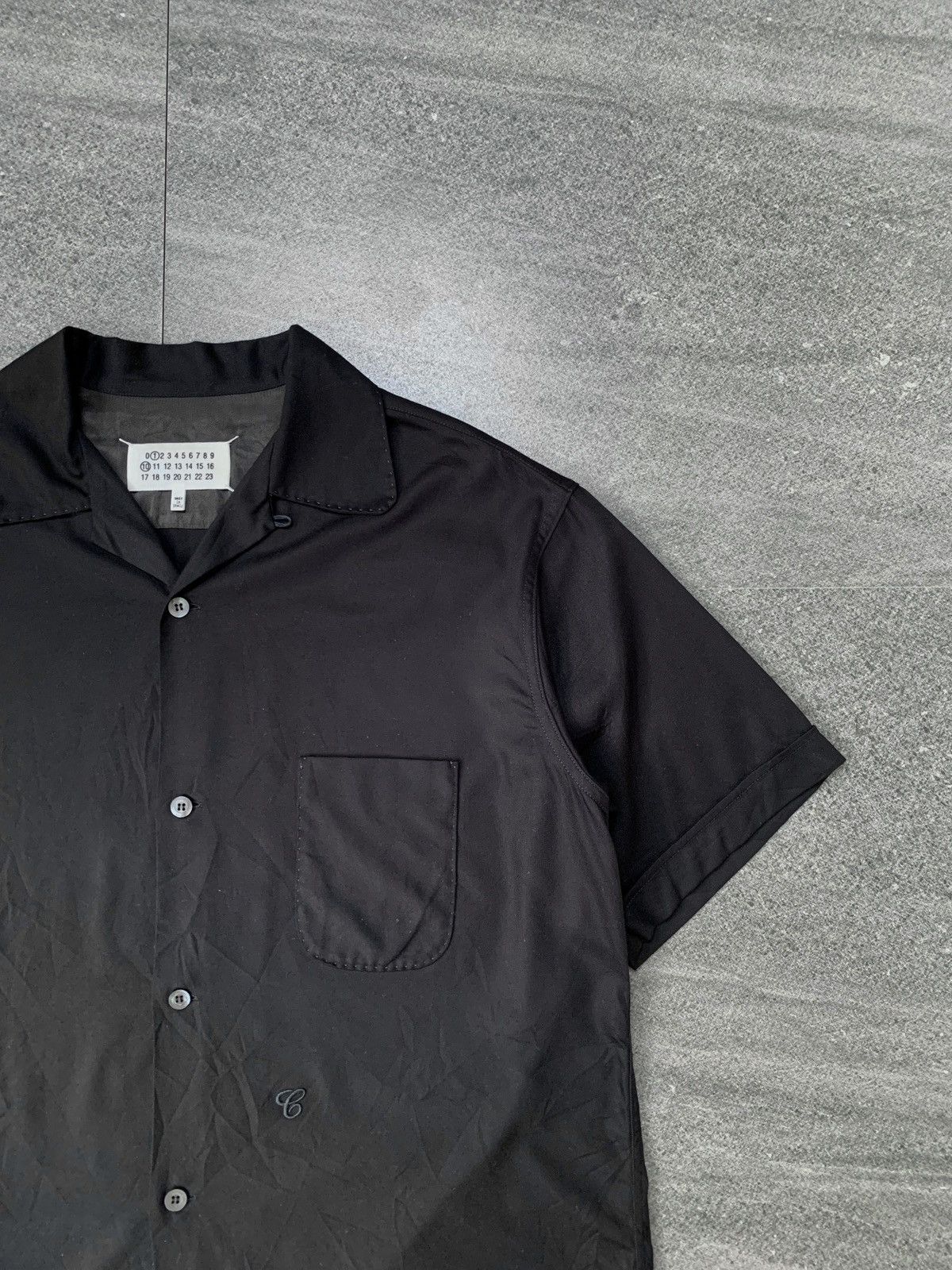 Maison Margiela FREE IMPORT TAX C Embroidery Viscose Camp Collar Shirt Size US M / EU 48-50 / 2 - 3 Thumbnail