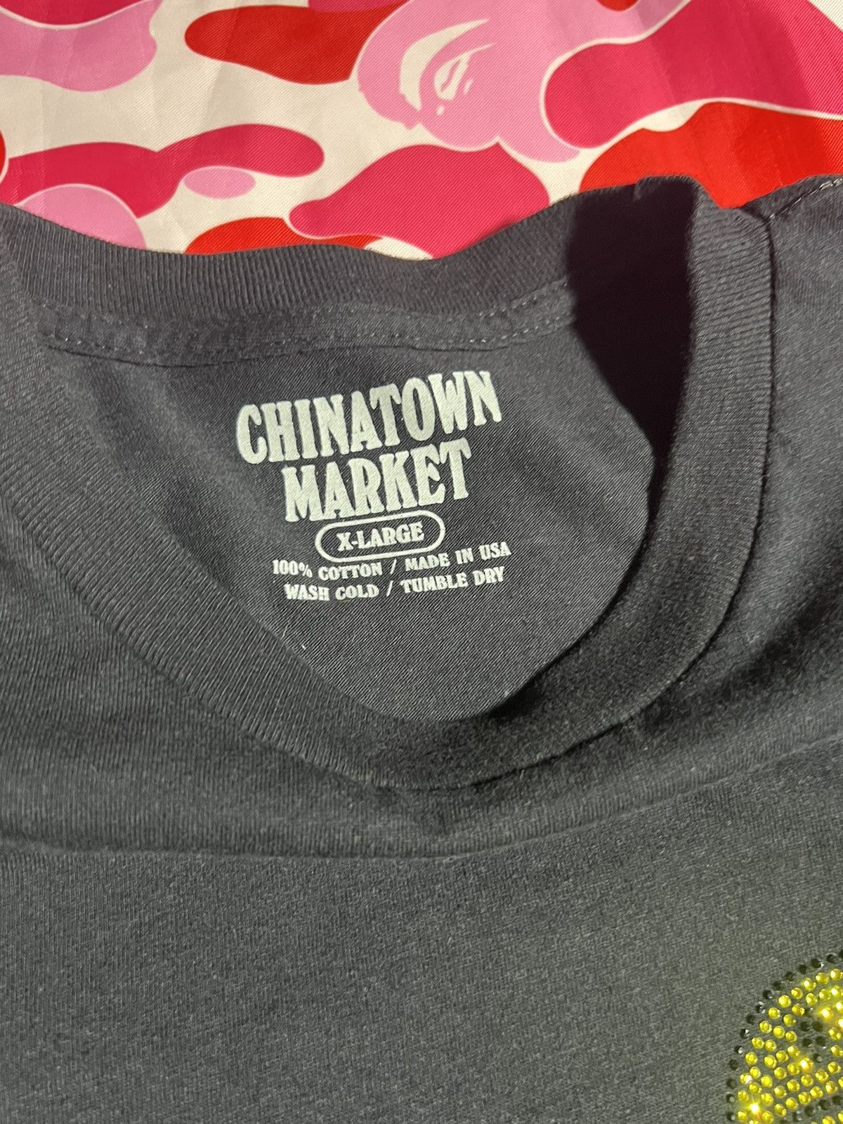 Market Chinatown Market Bear Smiley Basketball New Polo XL Diamonds Size US XL / EU 56 / 4 - 4 Thumbnail