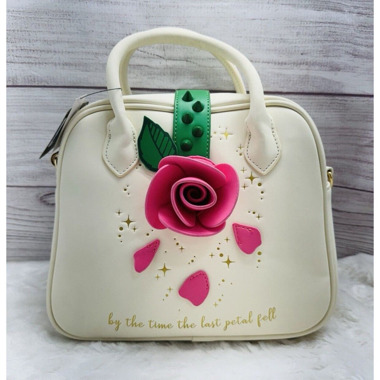 Disney Loungefly Disney Beauty & the Beast Belle Enchanted Rose Cro Size ONE SIZE - 2 Thumbnail