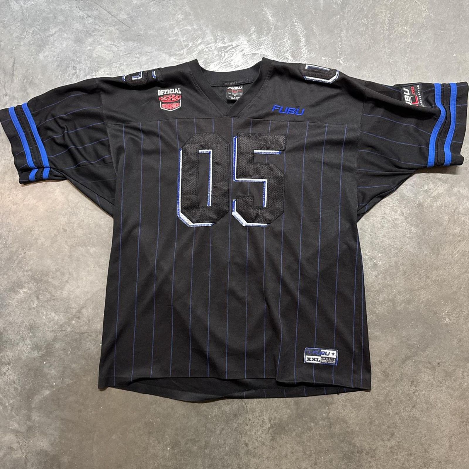 Fubu × Vintage Vintage Y2K FUBU 05 HipHop Rap Football Jersey Size US XL / EU 56 / 4 - 1 Thumbnail
