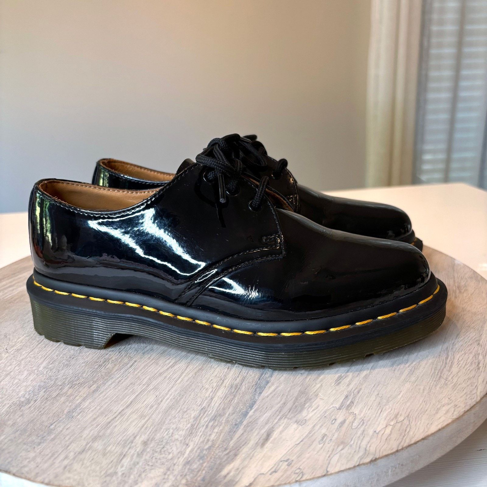 Dr. Martens Dr Martens 1461 Black Leather Shoes Women's EU 37 US 6 Size US 6 / IT 36 - 2 Thumbnail