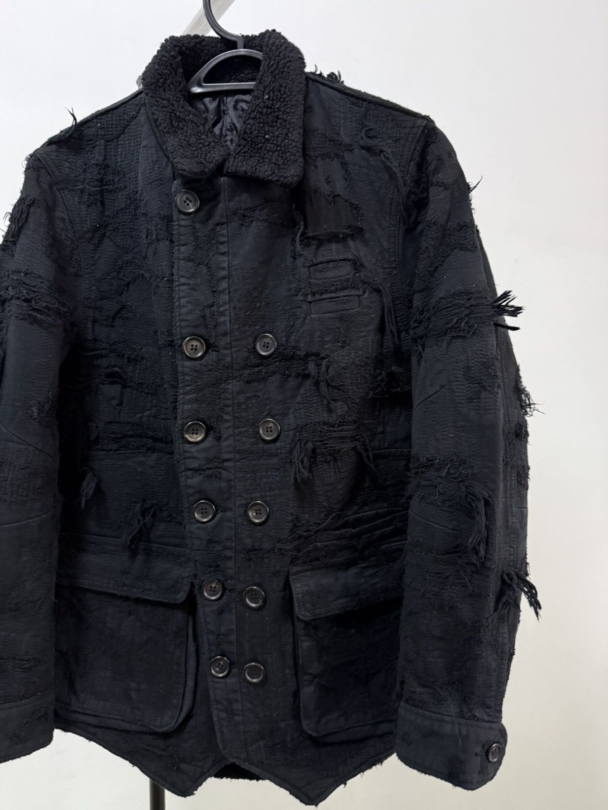 Undercover AW09 "Earmuff Maniac" Destroyed Patchwork Jacket. Size US M / EU 48-50 / 2 - 6 Thumbnail