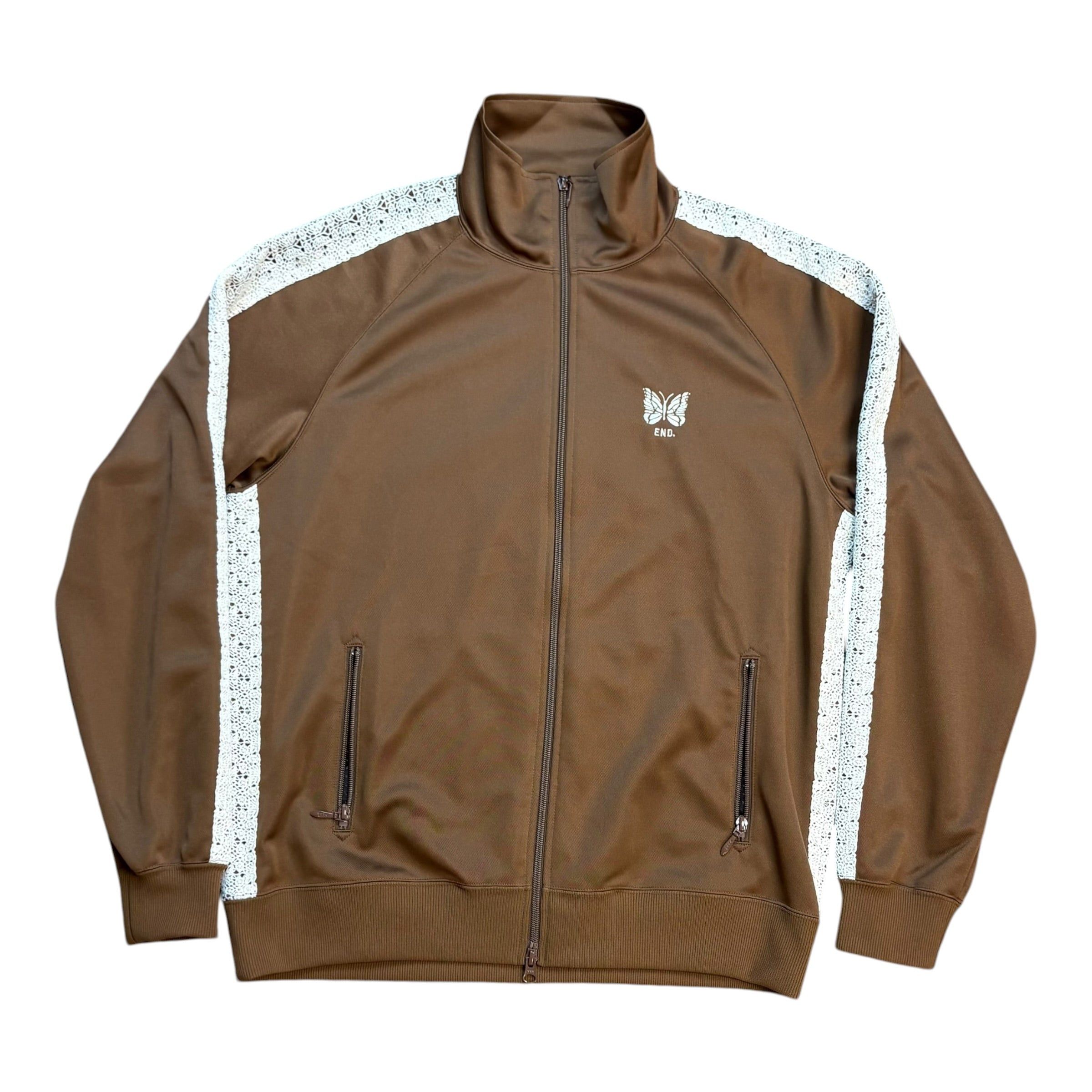 Needles Needles Velour Track Jacket Brown / Gold – Made in Japan