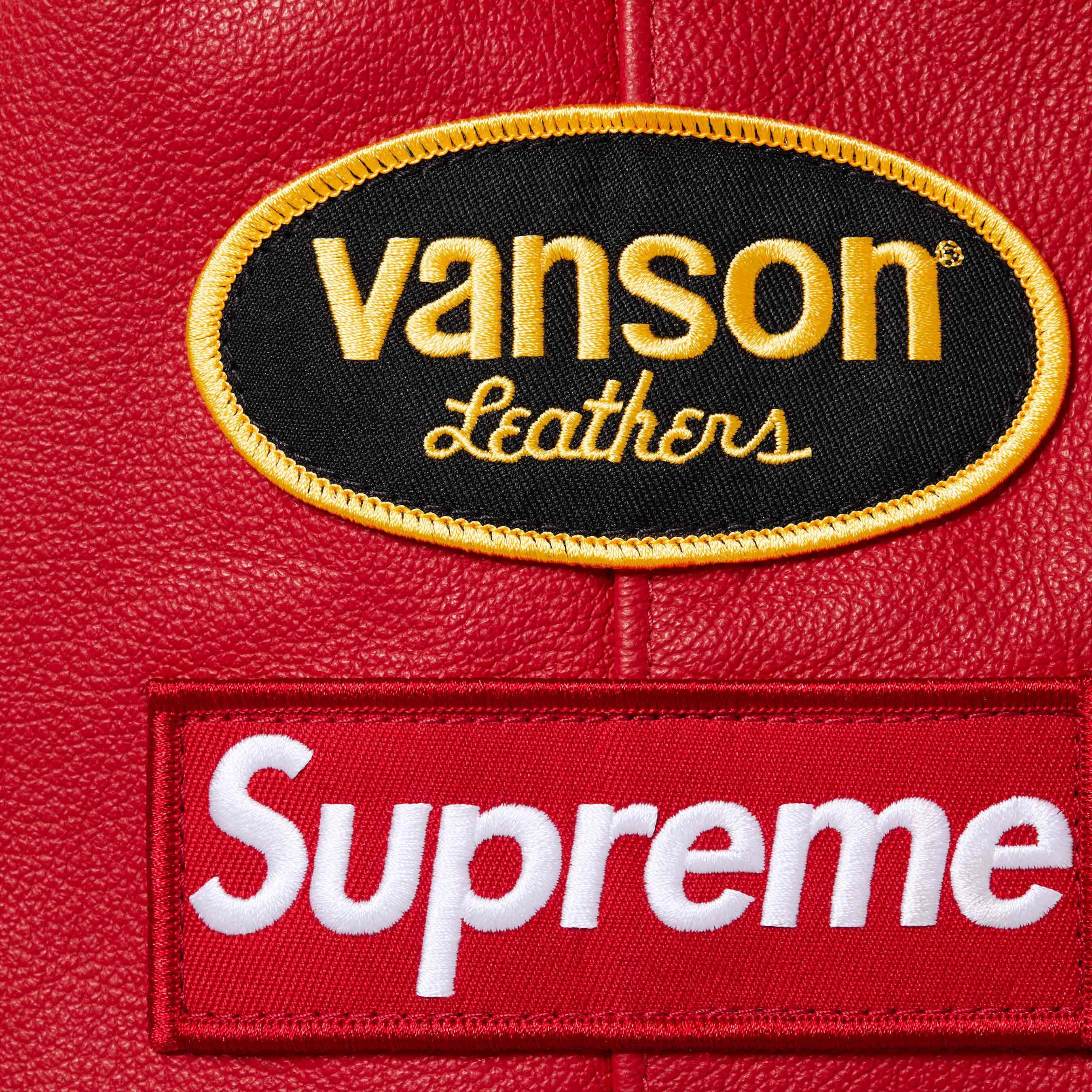 Supreme × Vanson Leathers Supreme Vanson Leathers Hooded Work Jacket Size US XL / EU 56 / 4 - 4 Thumbnail