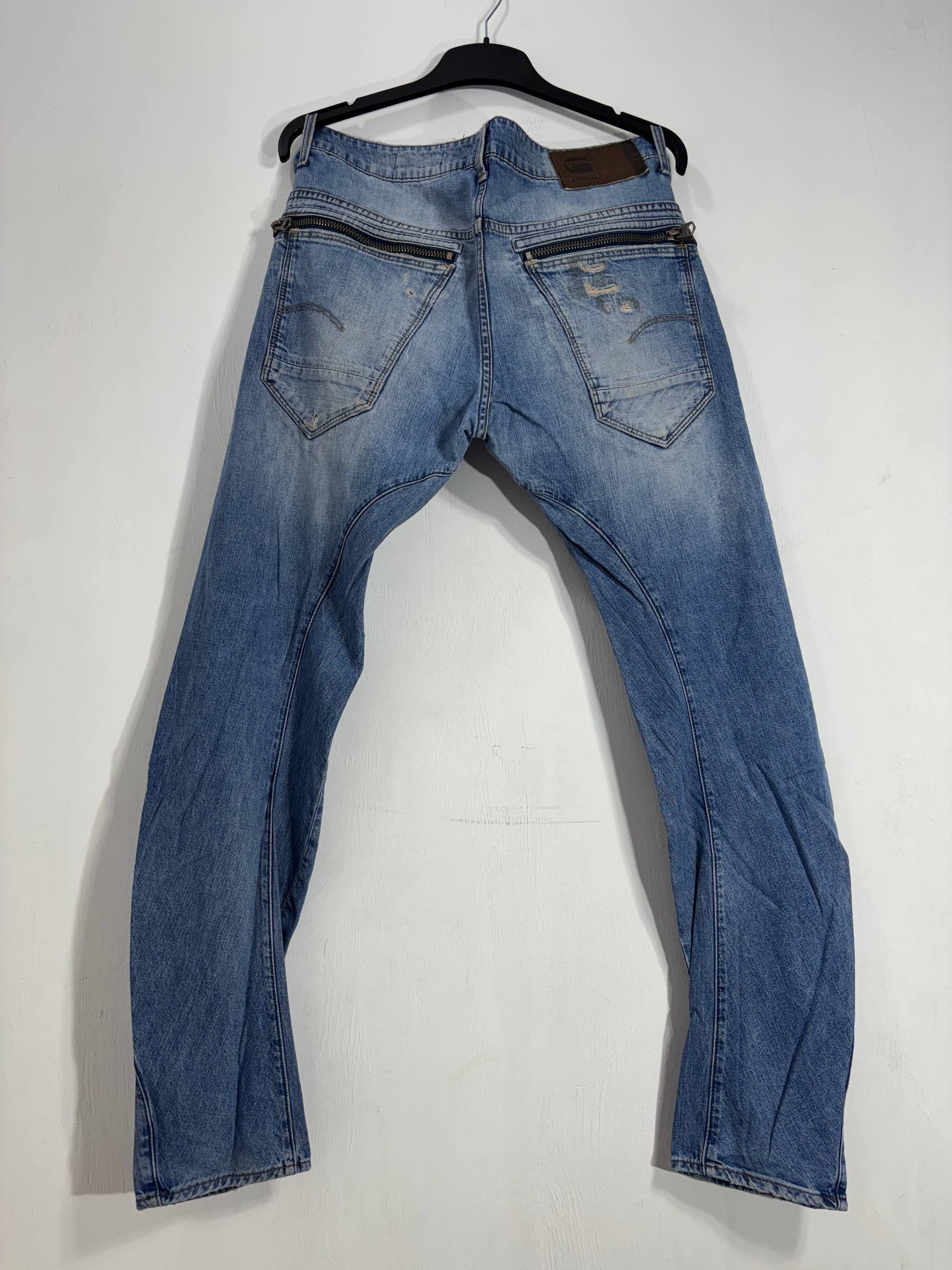 G-Star G-Star Arc Zip 3D Slim Biker Jeans W33 Size US 33 - 8 Thumbnail