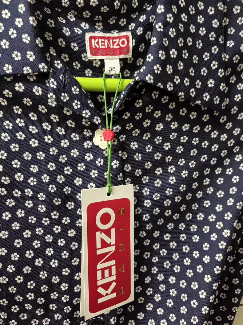 Kenzo KENZO Vintage half-sleeve poppy shirt Size XS / US 0-2 / IT 36-38 - 3 Thumbnail
