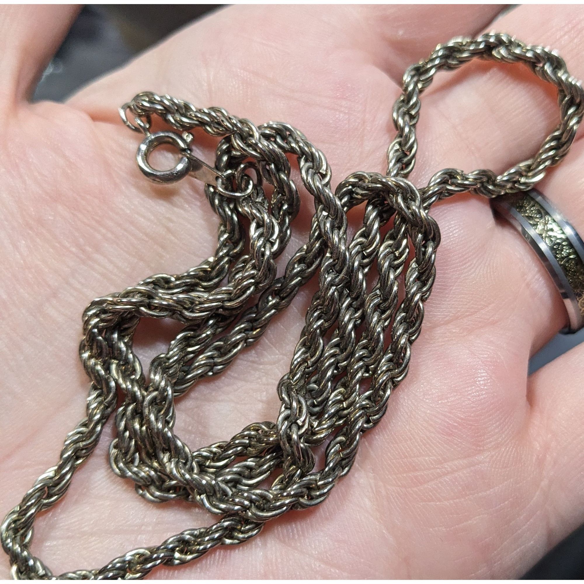 Other Classic Casual Silver Tone Wheat Chain Necklace Size ONE SIZE - 3 Thumbnail