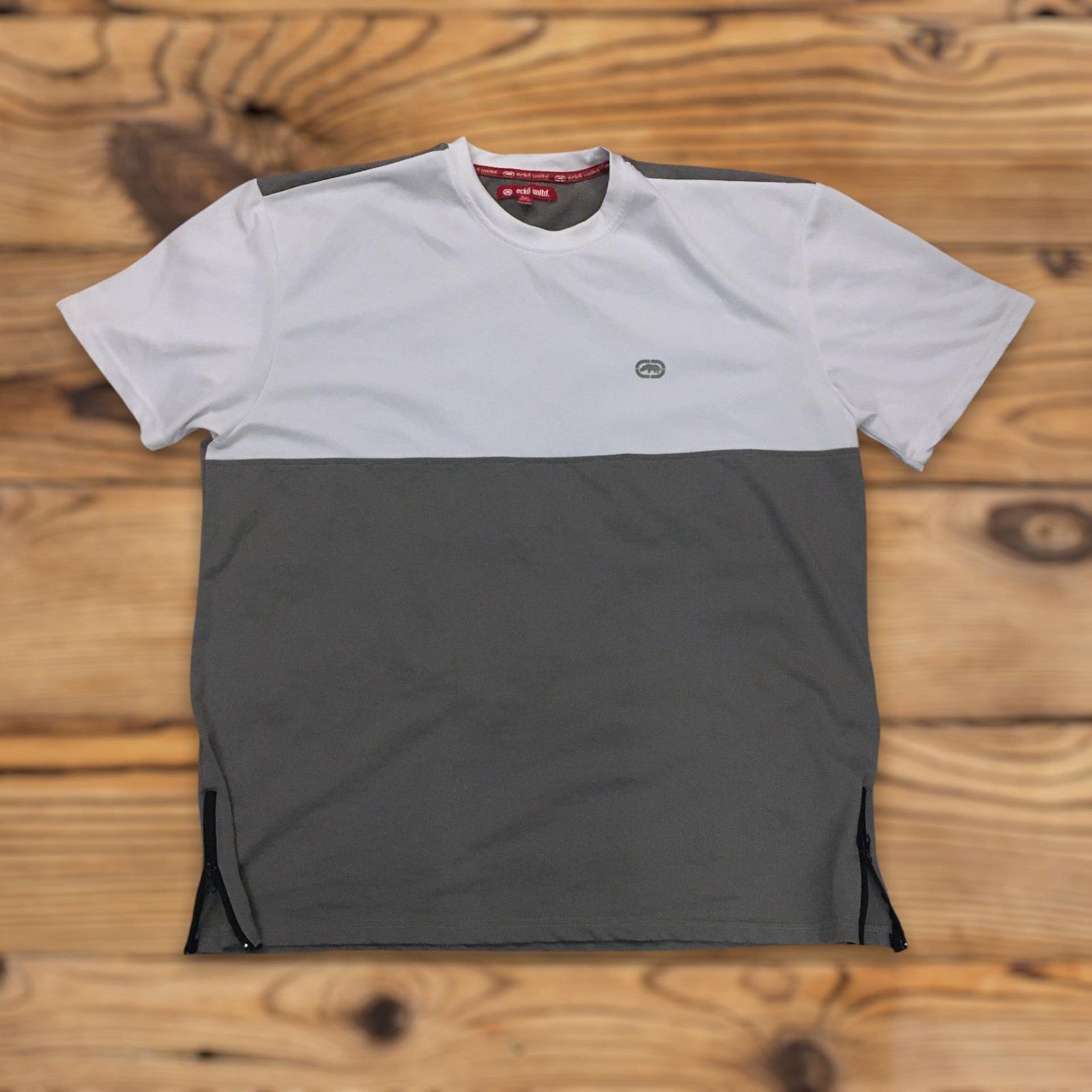 Ecko Unltd. VINTAGE Y2K Ecko Unltd Short Sleeve Shirt 3XL Gray/White Size US XXL / EU 58 / 5 - 3 Thumbnail