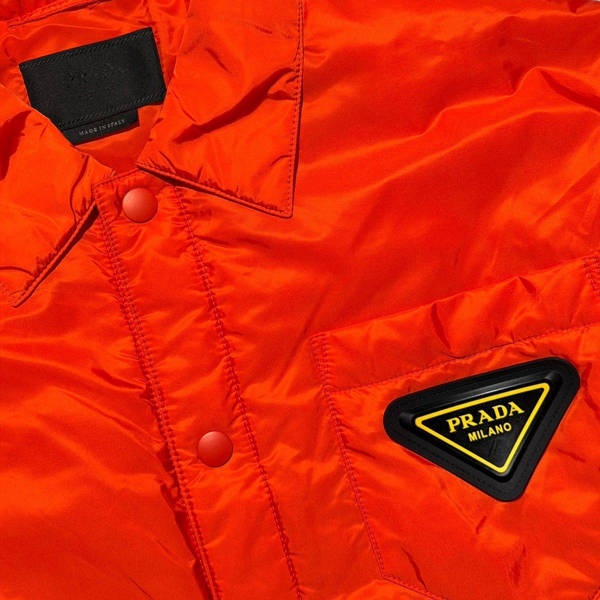 Prada ReNylon logo patch Bomber Size US XL / EU 56 / 4 - 2 Thumbnail