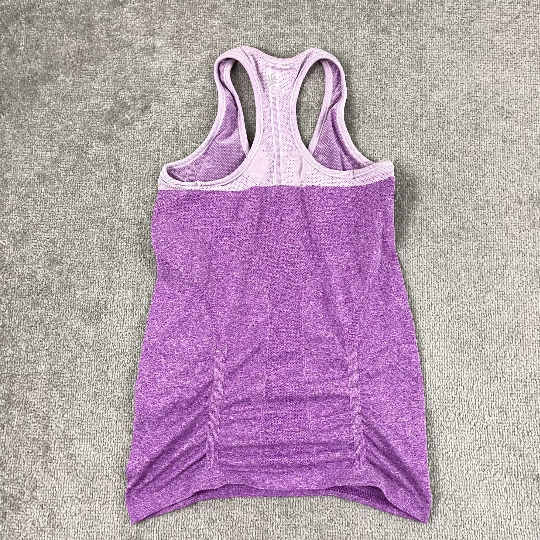 Athleta Athleta Tank Top Womens Small Purple Color Block Seamless Performance Size S / US 4 / IT 40 - 3 Thumbnail