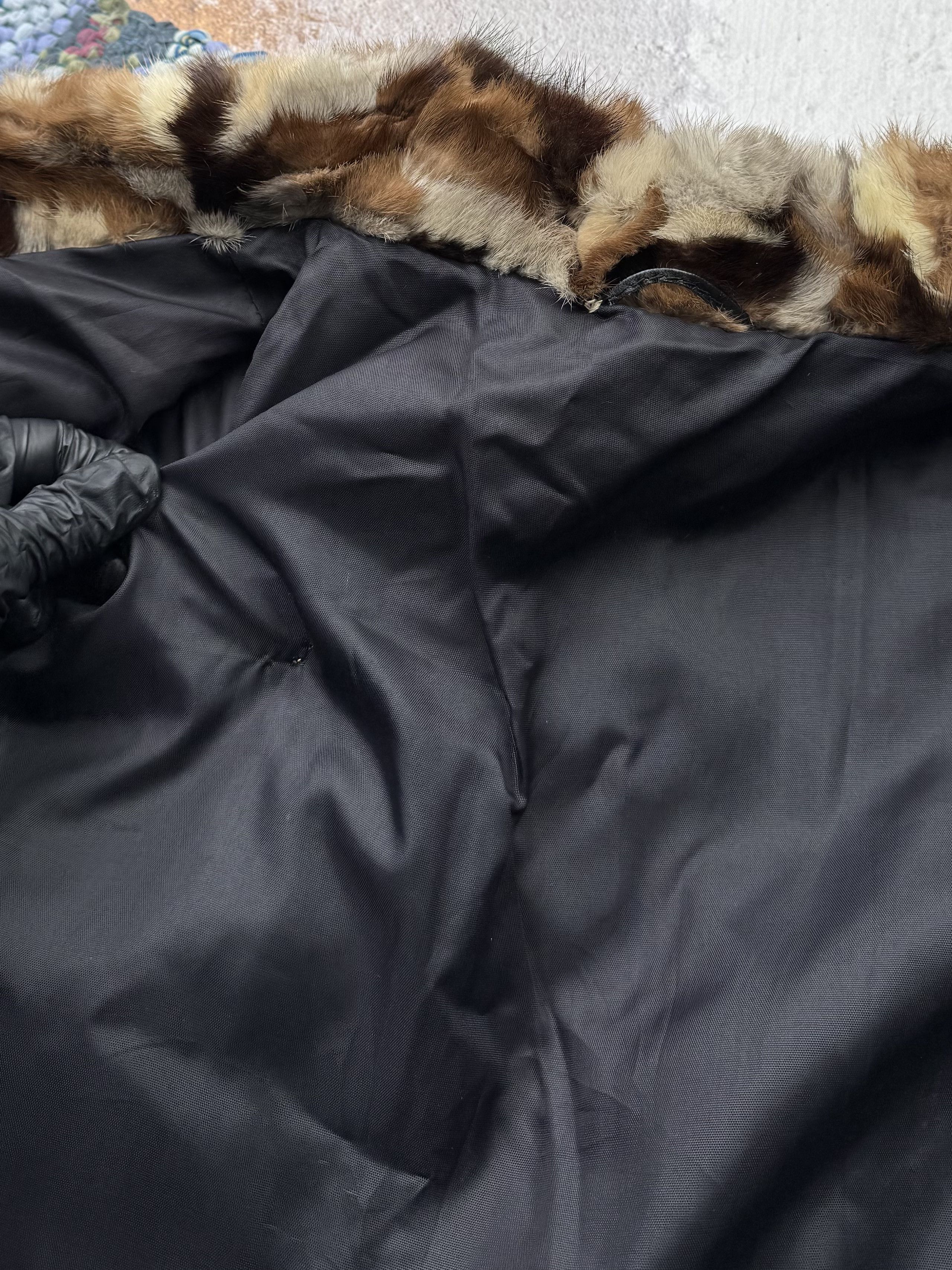 Vintage Vintage Hybrid Jacket With Real Fur and Leather A601D15 Size M / US 6-8 / IT 42-44 - 7 Thumbnail