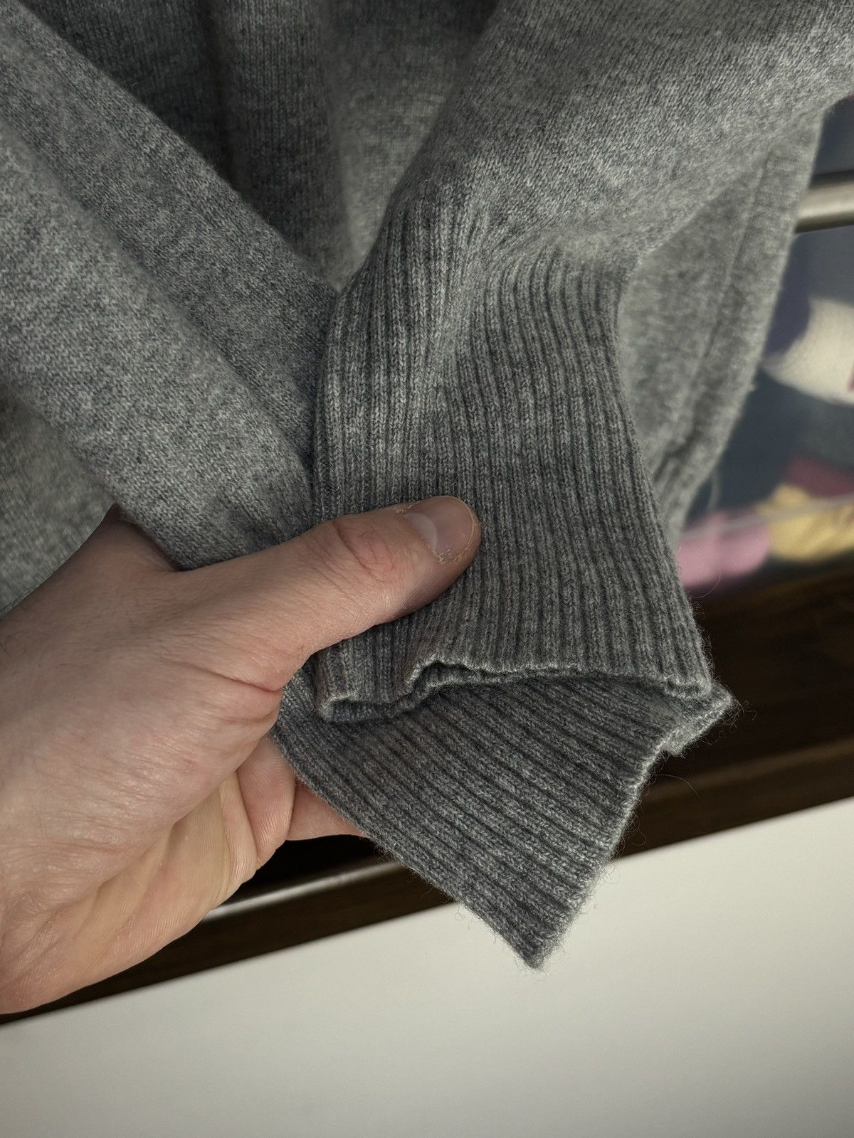 Brunello Cucinelli Brunello Cucinelli Cashmere V Neck Sweater Pullover Size US XL / EU 56 / 4 - 4 Thumbnail