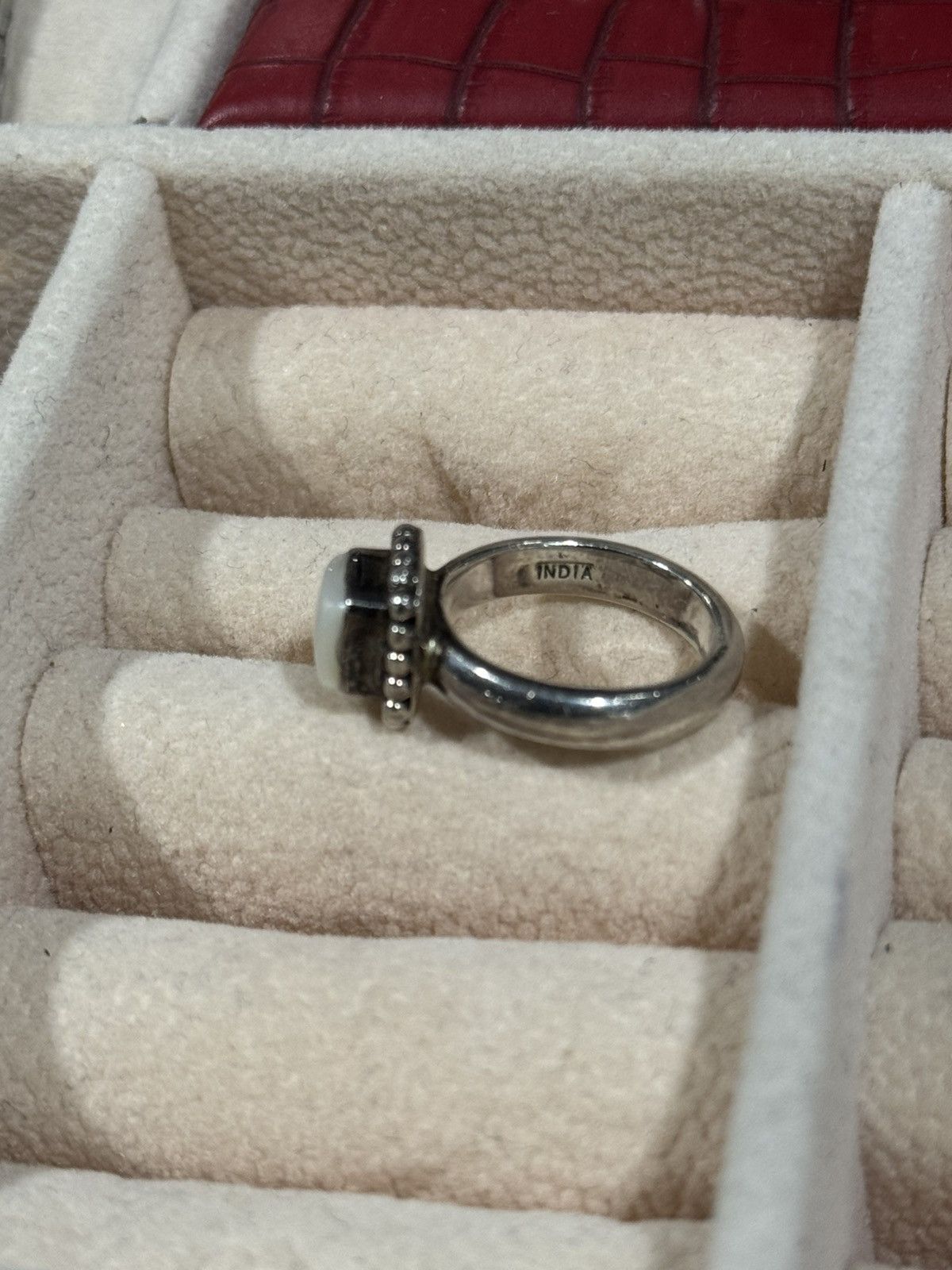Sterling Silver Silpada Sterling Silver Square Frame Ring – Vintage 925 Size ONE SIZE - 4 Thumbnail