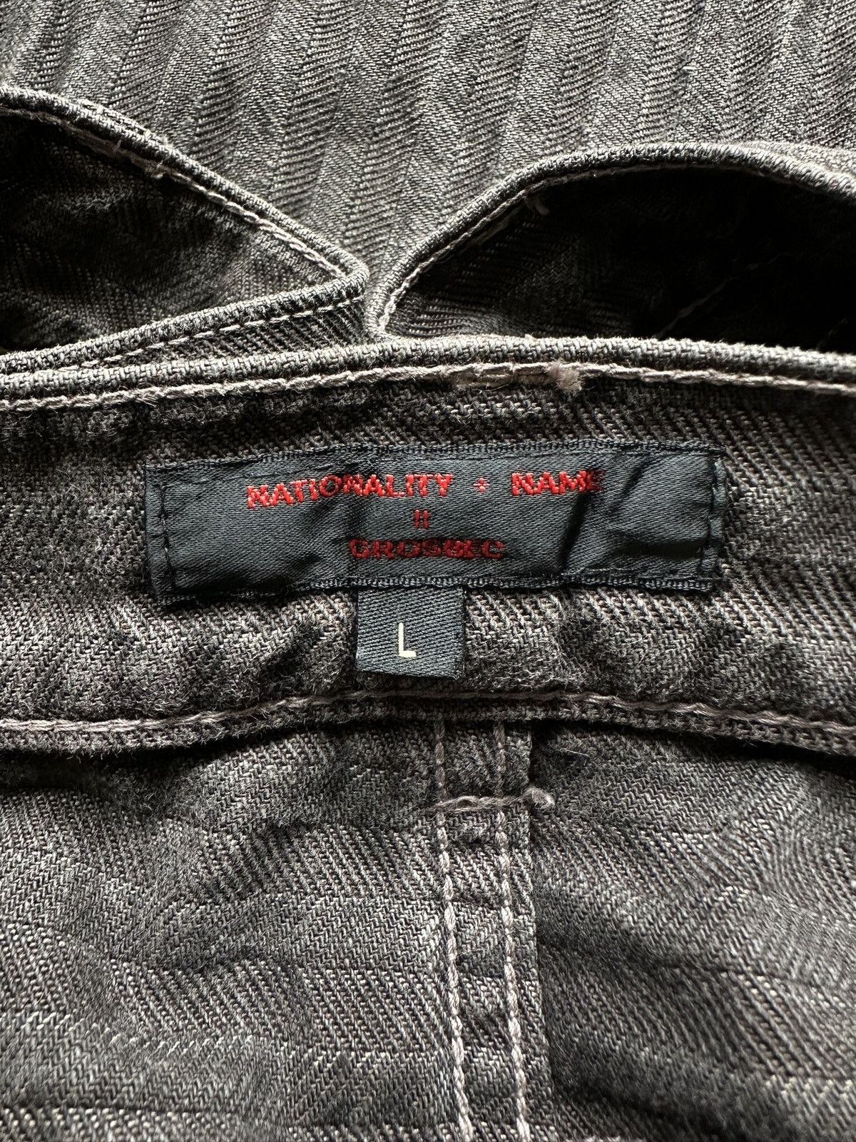 If Six Was Nine 2008 Nationality + Name = Grosbec twill mud max denim Size US 34 / EU 50 - 7 Thumbnail