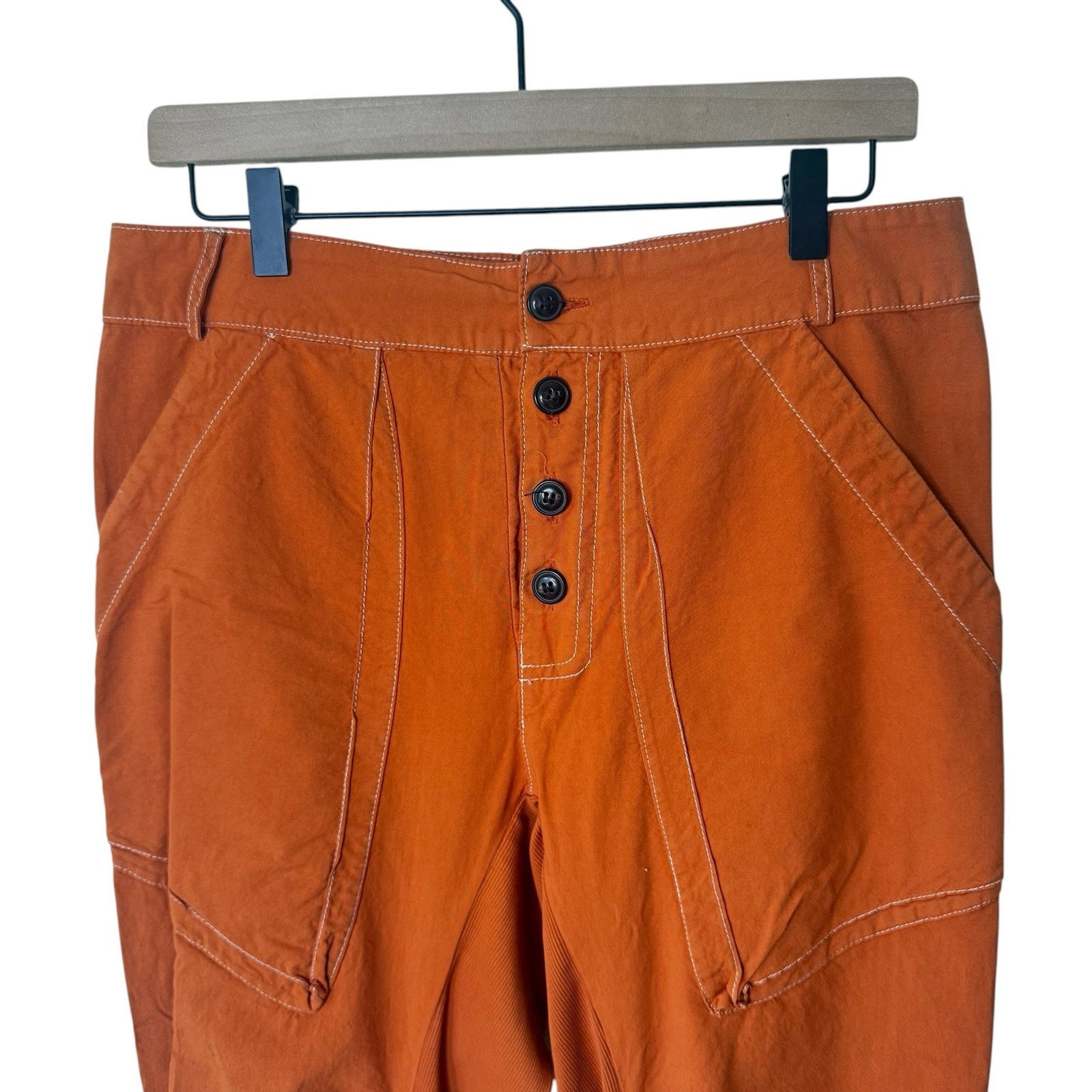 Other PRAIRIE UNDERGROUND Button Fly Organic Cotton Ribbed Pants Size 32" / US 10 / IT 46 - 3 Thumbnail
