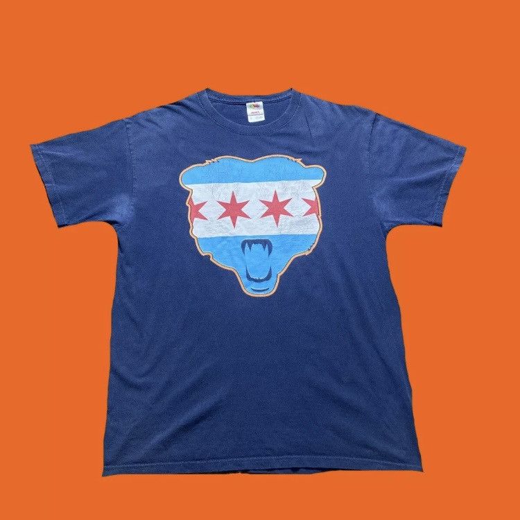 Fruit Of The Loom × NFL Chicago Bears NFL Football T Shirt Size US L / EU 52-54 / 3 - 1 Thumbnail