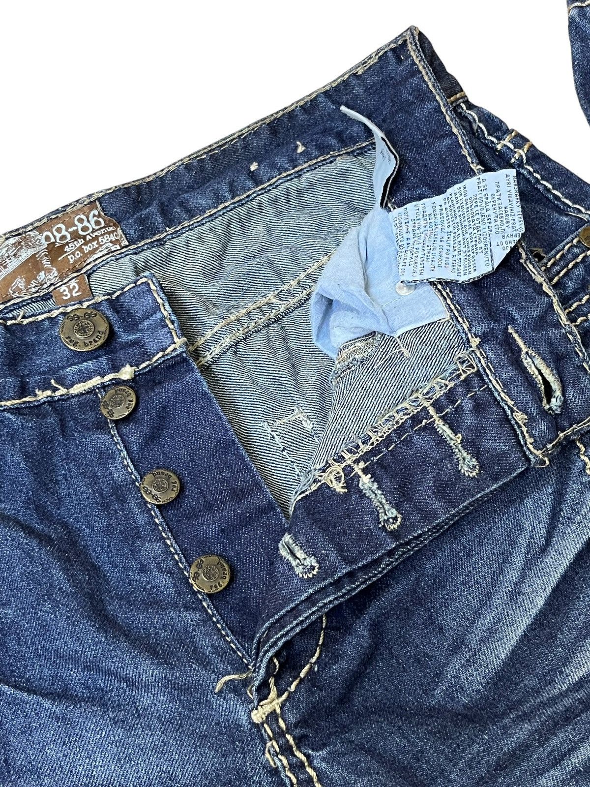 Japanese Brand SICK🔥JAPANESE BRAND REG 98-86 STYLE JEANS Size US 32 / EU 48 - 14 Thumbnail