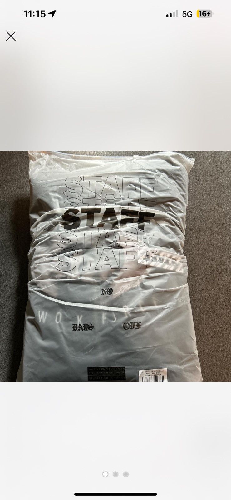 G59 Records STAFFWORKFORCE OVERTIME Size US XL / EU 56 / 4 - 1 Thumbnail