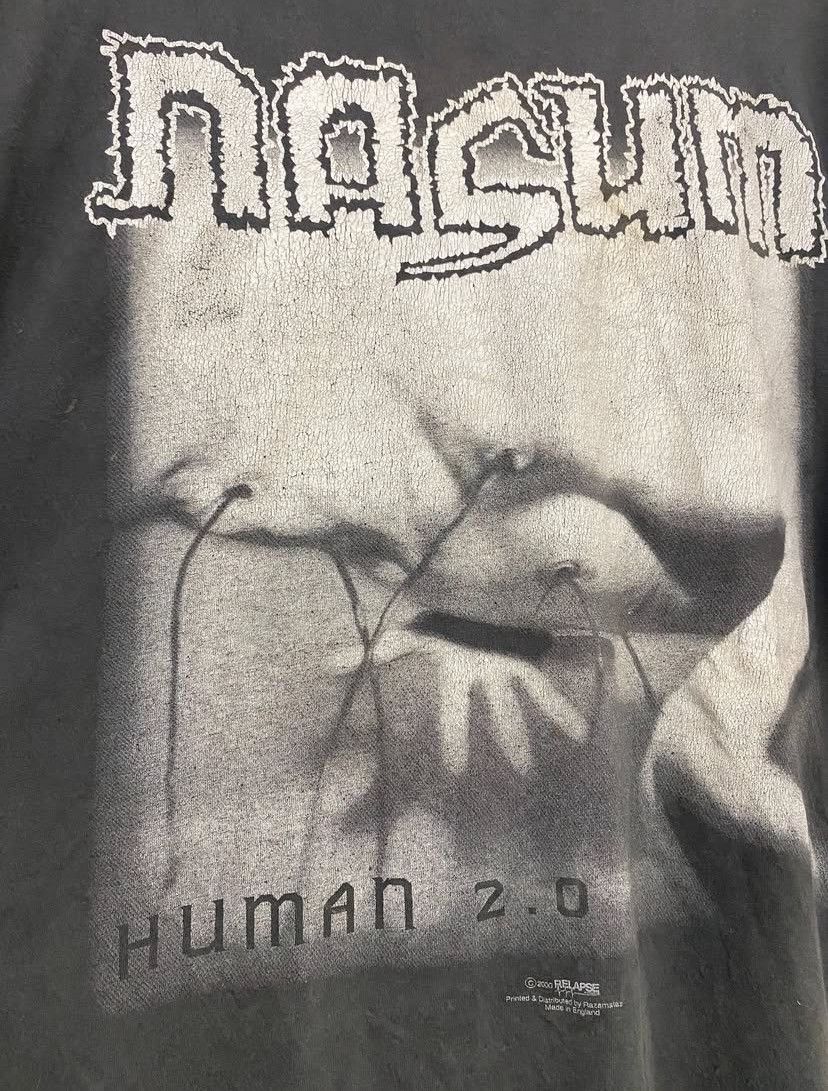 Band Tees OG Vintage 2000 Nasum Human 2.0 Shirt Size US XL / EU 56 / 4 - 3 Thumbnail