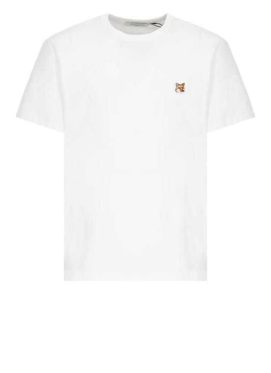 Tシャツ・カットソー MAISON KITSUNE Men T-shirt Brown OM00109KJ0008 0112 Maison Kitsune MAISON KITSUNE Men T-Shirts OM00109KJ0008