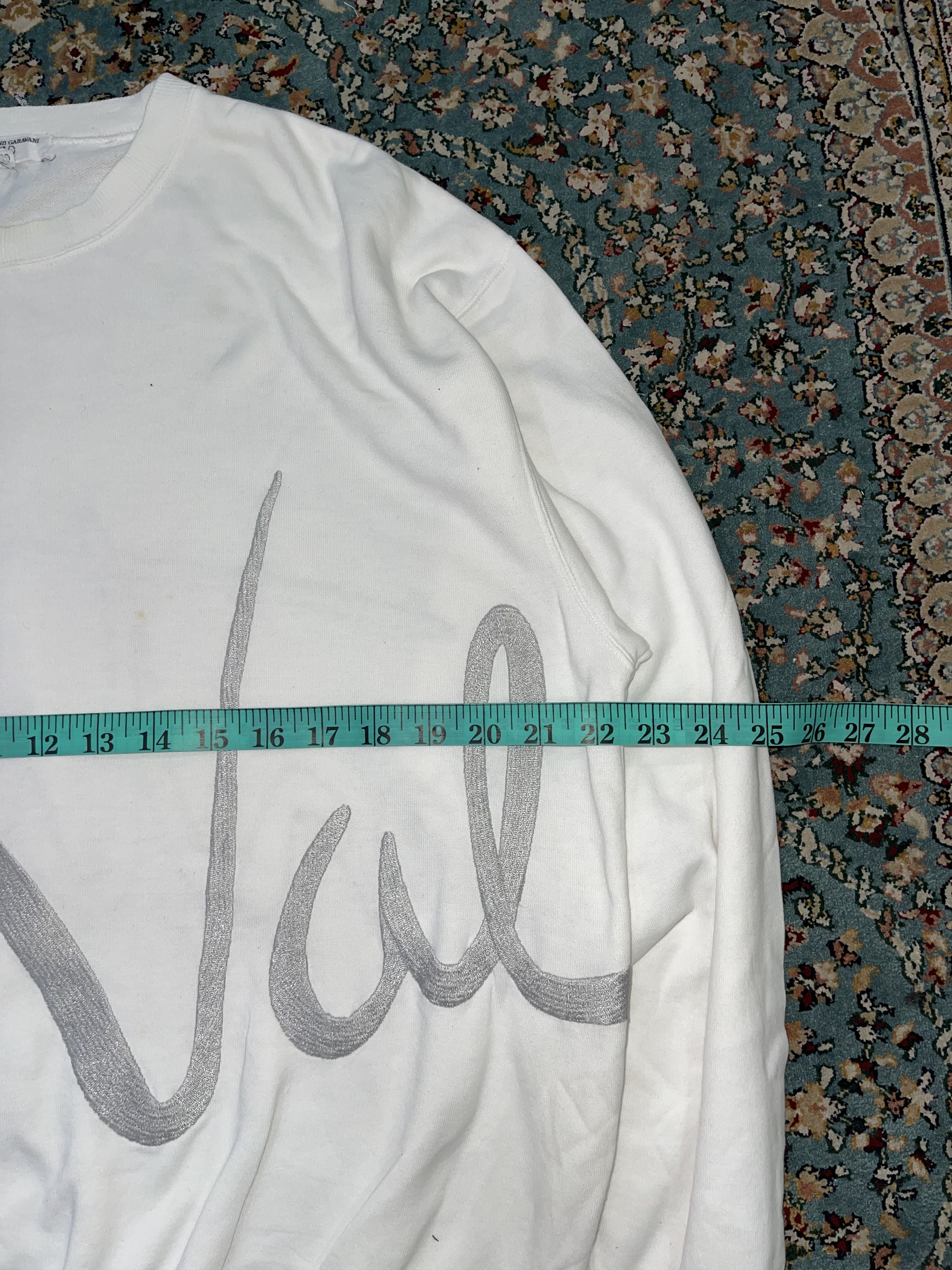 Valentino Vtg Valentino Garavani Sports White Jumper Pullover Size US M / EU 48-50 / 2 - 5 Thumbnail