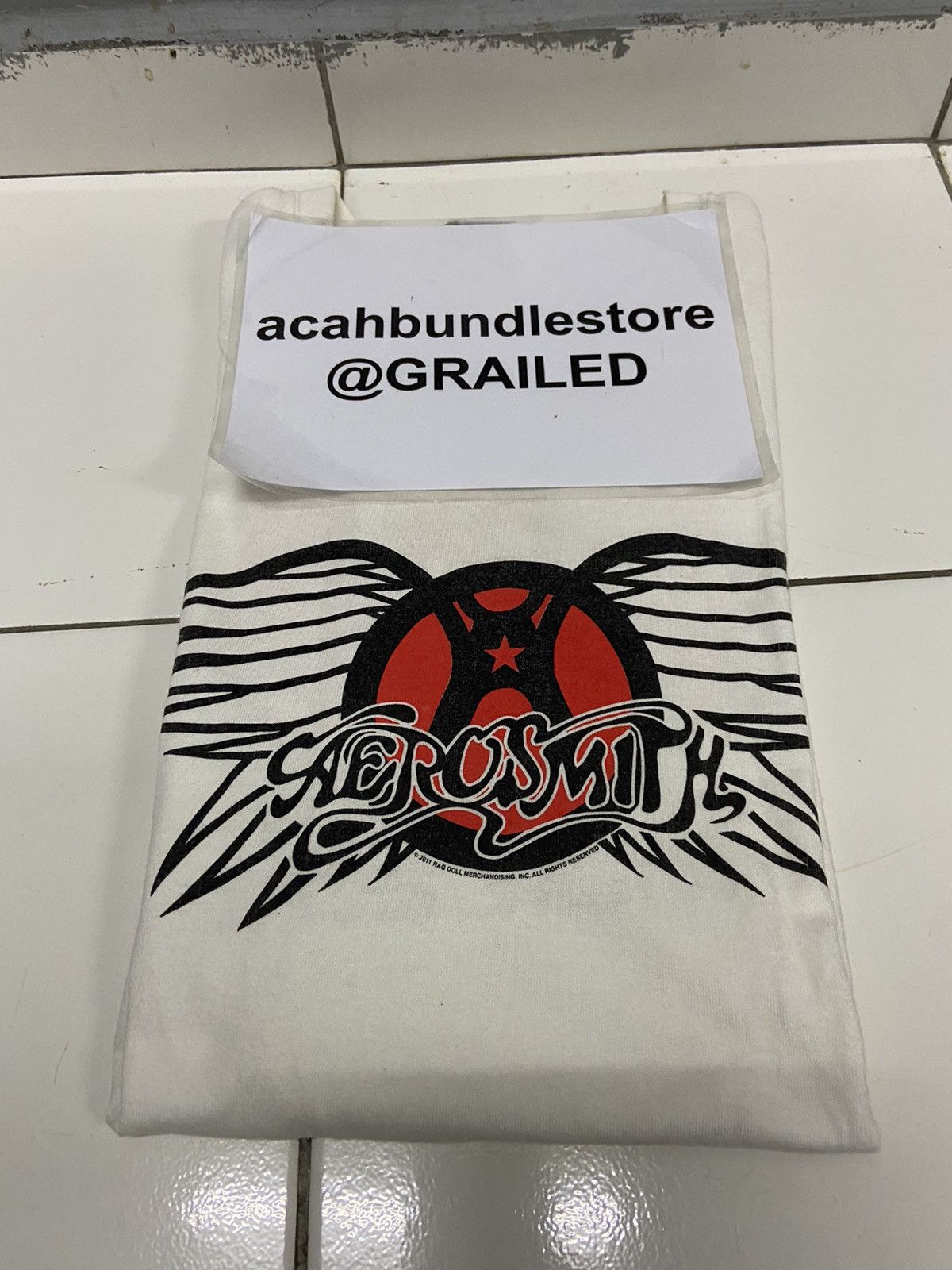 Aerosmith AEROSMITH 2011 JAPAN TOUR TEE SHIRT Size US L / EU 52-54 / 3 - 15 Thumbnail