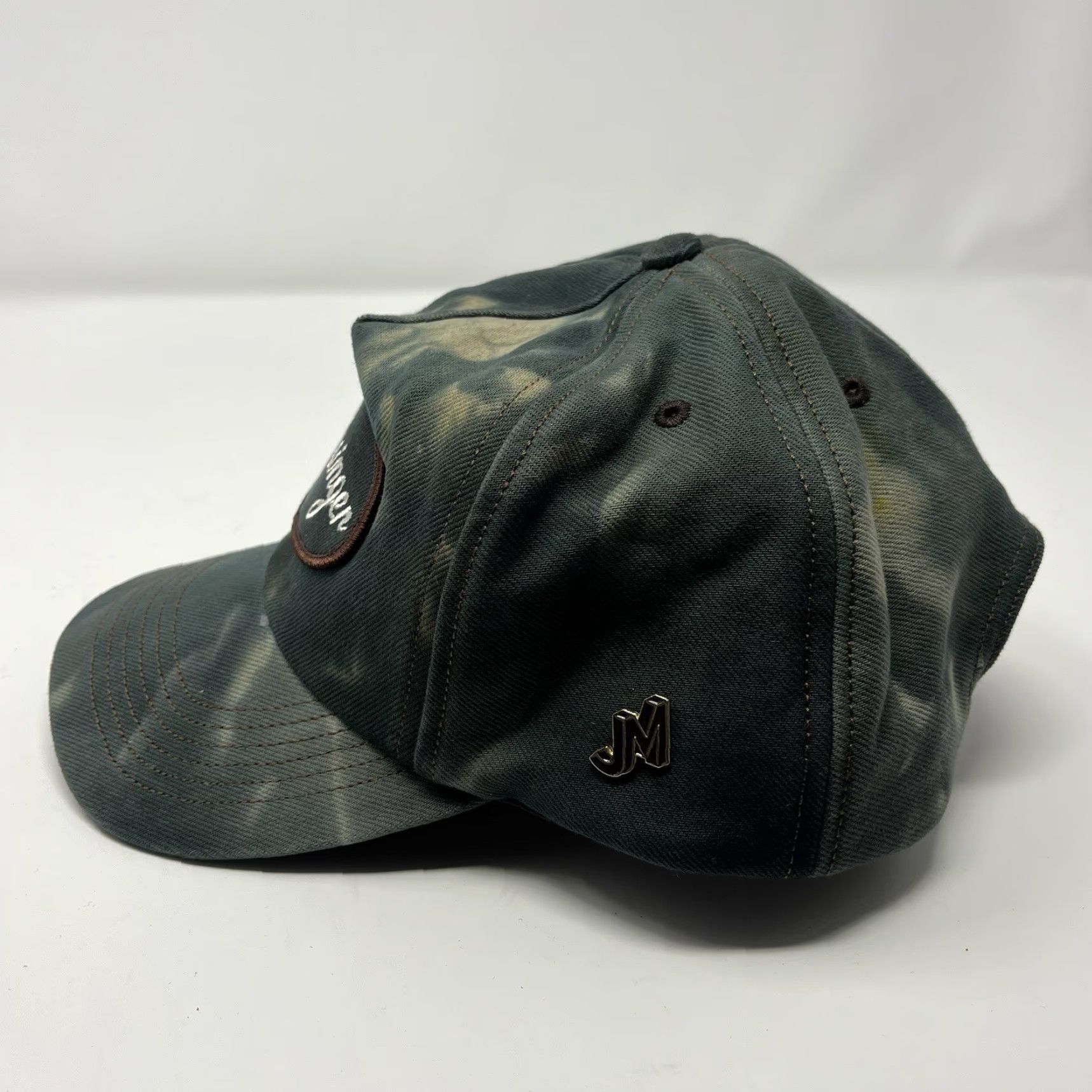 Vintage J. Mensinger Snapback Hat Made In USA Los Angeles Men's One Size Green USA Angel Theme Snapback Menswear/Hat Size ONE SIZE - 2 Thumbnail