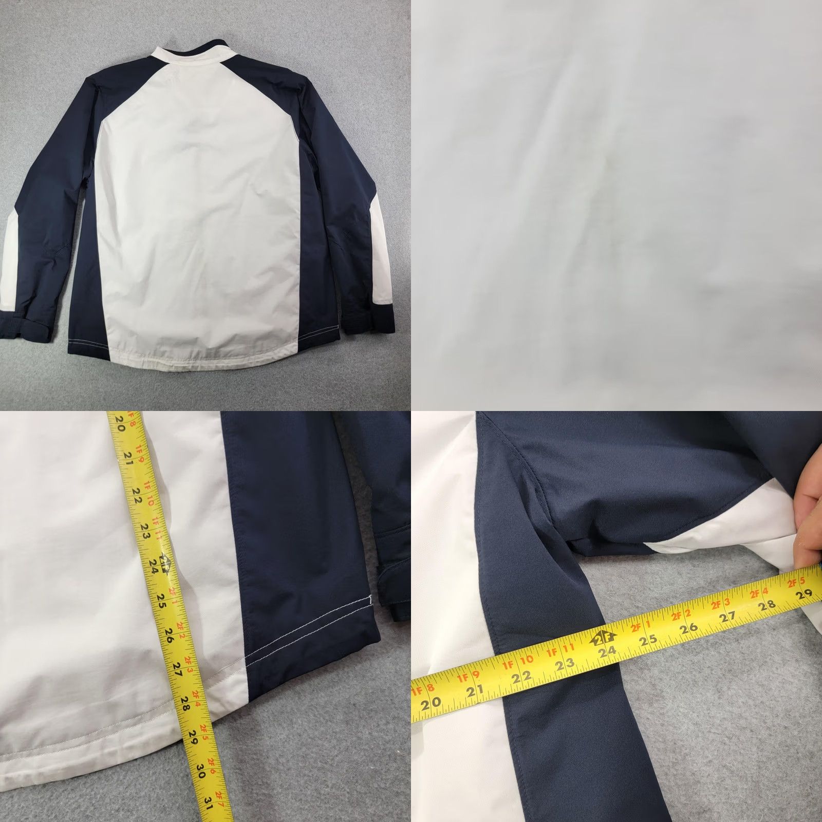 Nautica VINTAGE Princess Cruises Jacket Mens XL White Navy Full Zip Windbreaker Nautical Anchor Size US XL / EU 56 / 4 - 8 Thumbnail