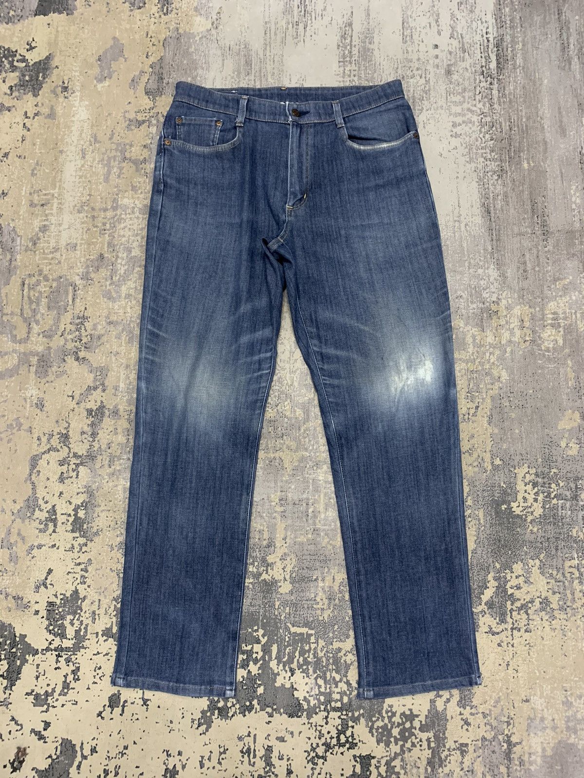 Edwin Edwin 503 Made In Japan Distressed Denim Jeans W33 Size US 33 - 1 Thumbnail
