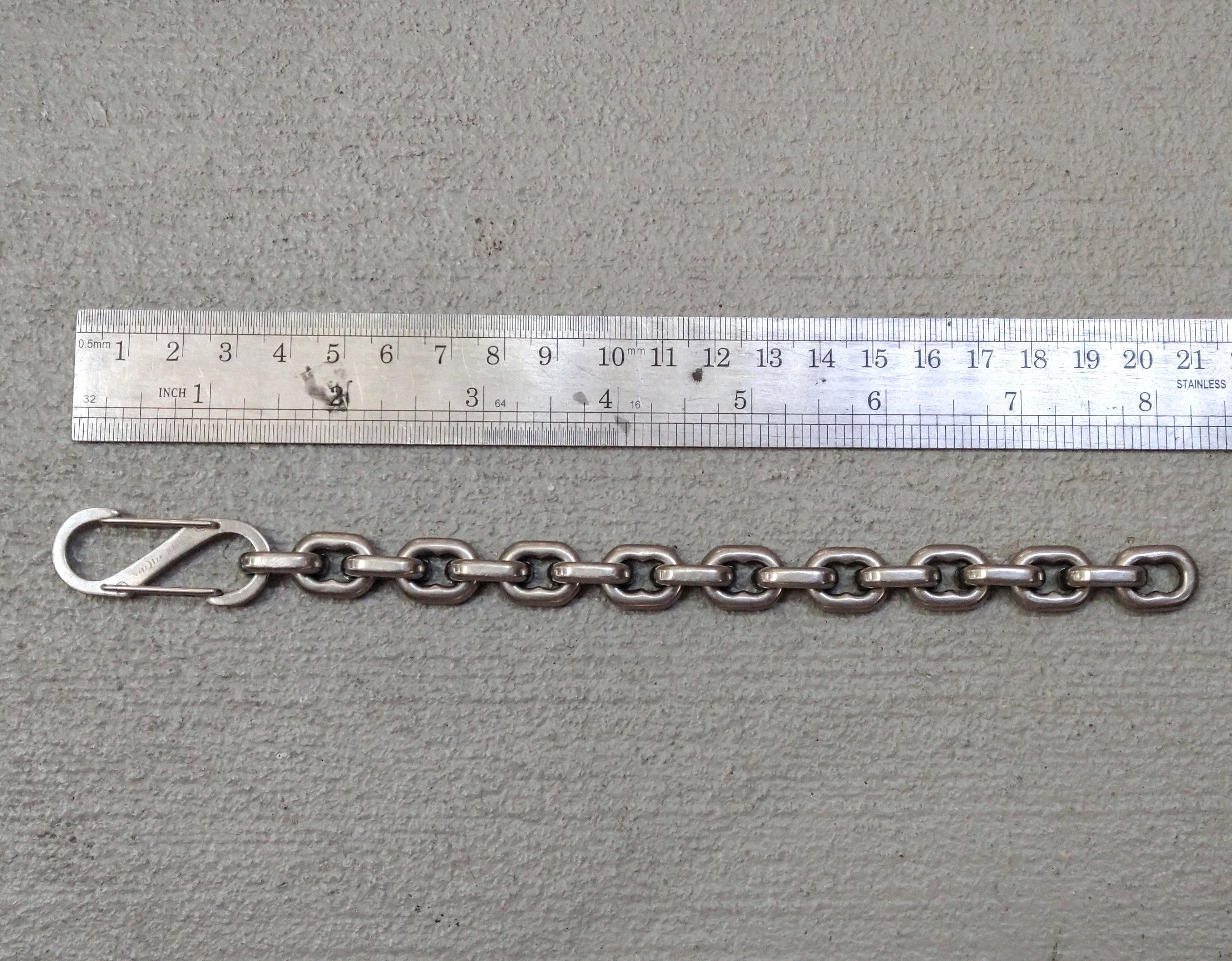 Jewelry Stainless Steel Bracelet 8" Carabiner Techwear Size ONE SIZE - 11 Thumbnail