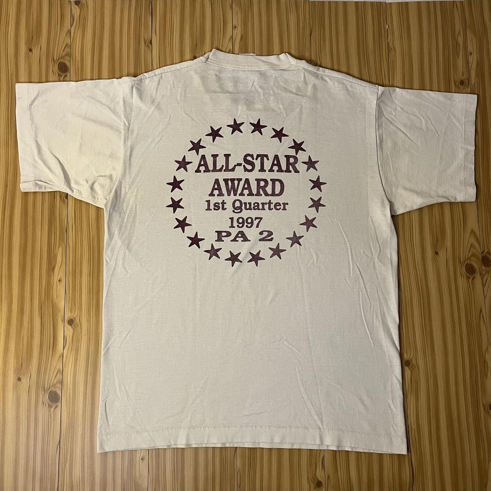 Fruit Of The Loom VTG 90s World Series of Quality Care All-Star Tee Sz Large Size US L / EU 52-54 / 3 - 1 Thumbnail