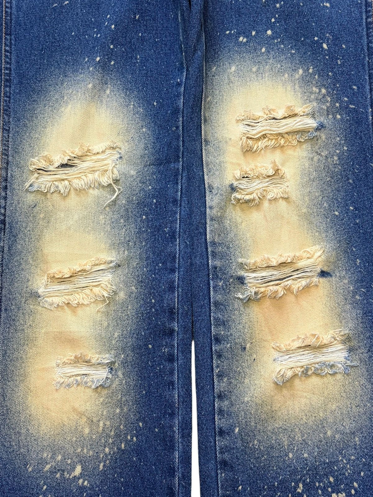 Dsquared2 Vintage Japanese Brand Rusty Mud Wash Distressed Jeans Size 28" / US 6 / IT 42 - 3 Thumbnail