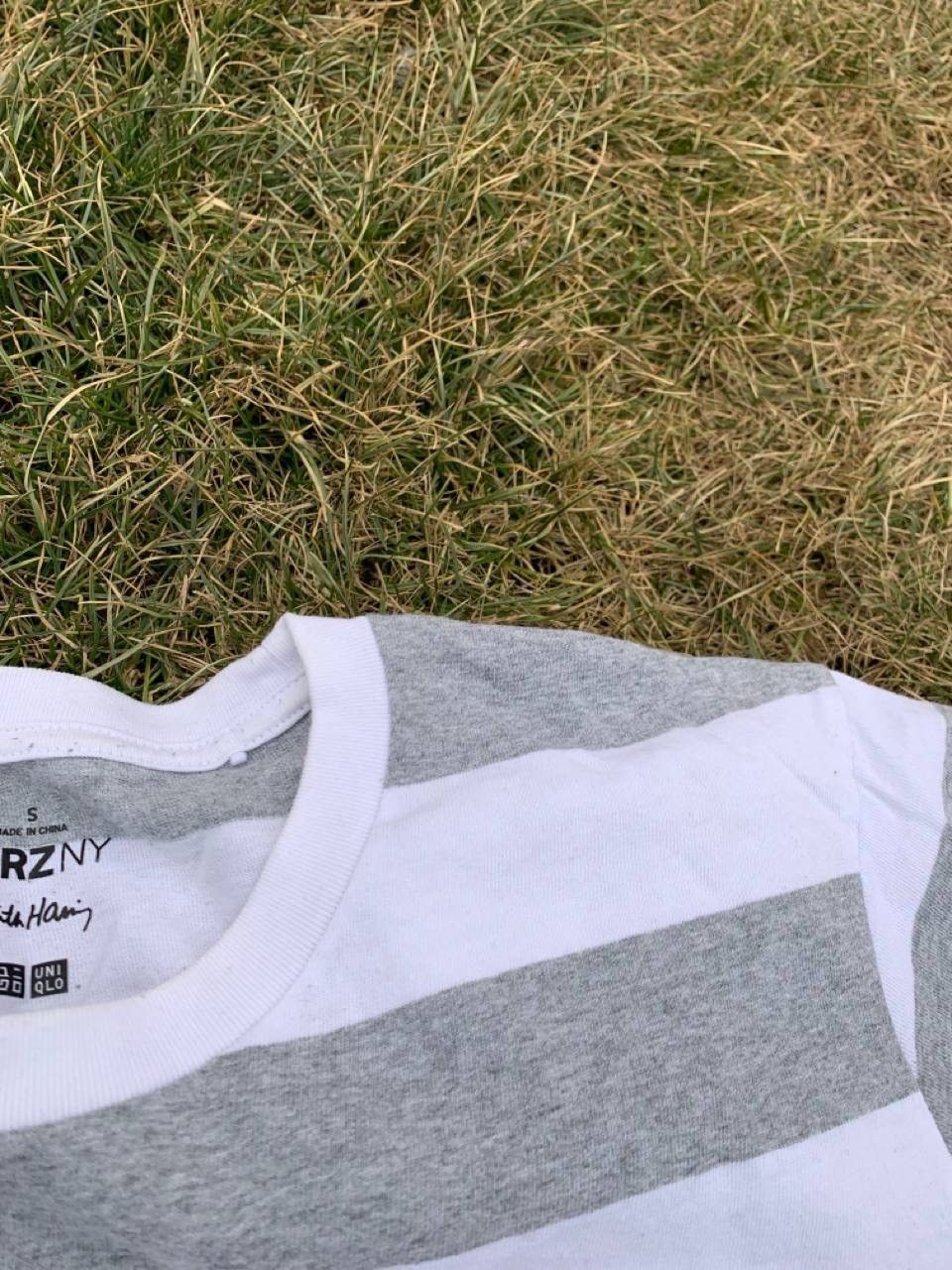 Keith Haring × Uniqlo Keith Haring Uniqlo Striped Art Tee y2k Streetwear Size US S / EU 44-46 / 1 - 13 Thumbnail
