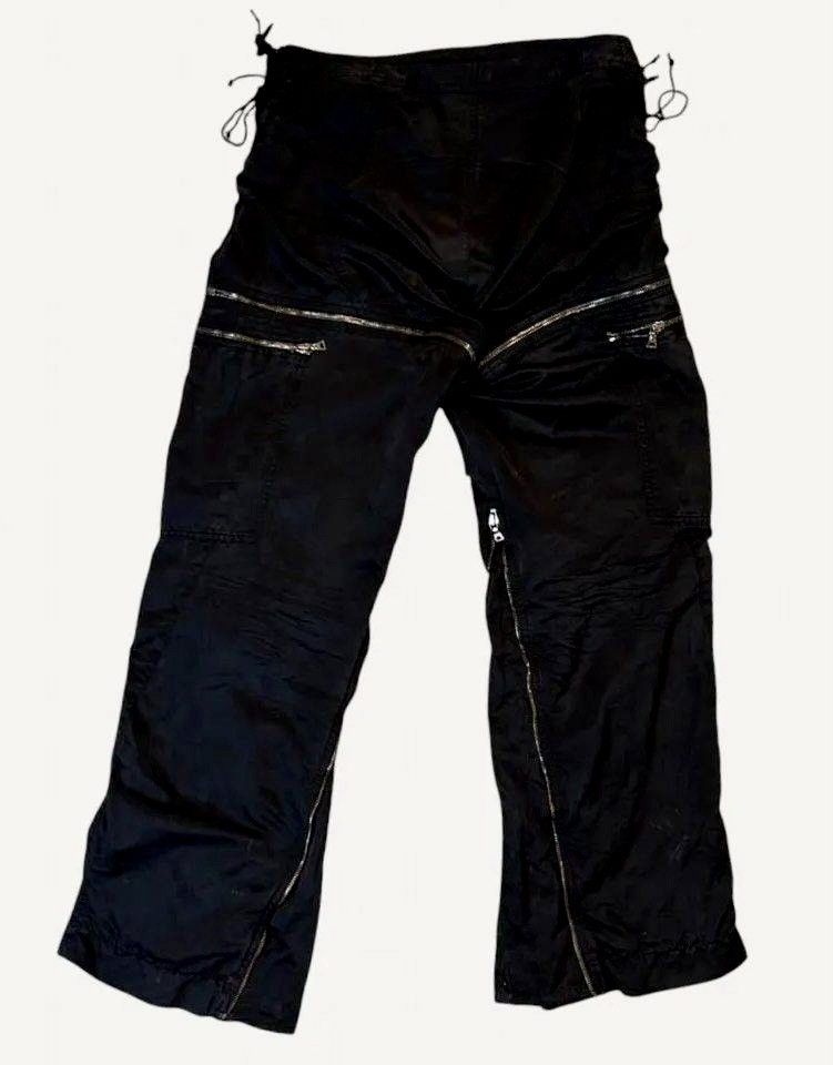 Prada Prada Astro Biker Zipper Cargo Bondage Laced Pants A/W99 Size US 32 / EU 48 - 2 Thumbnail