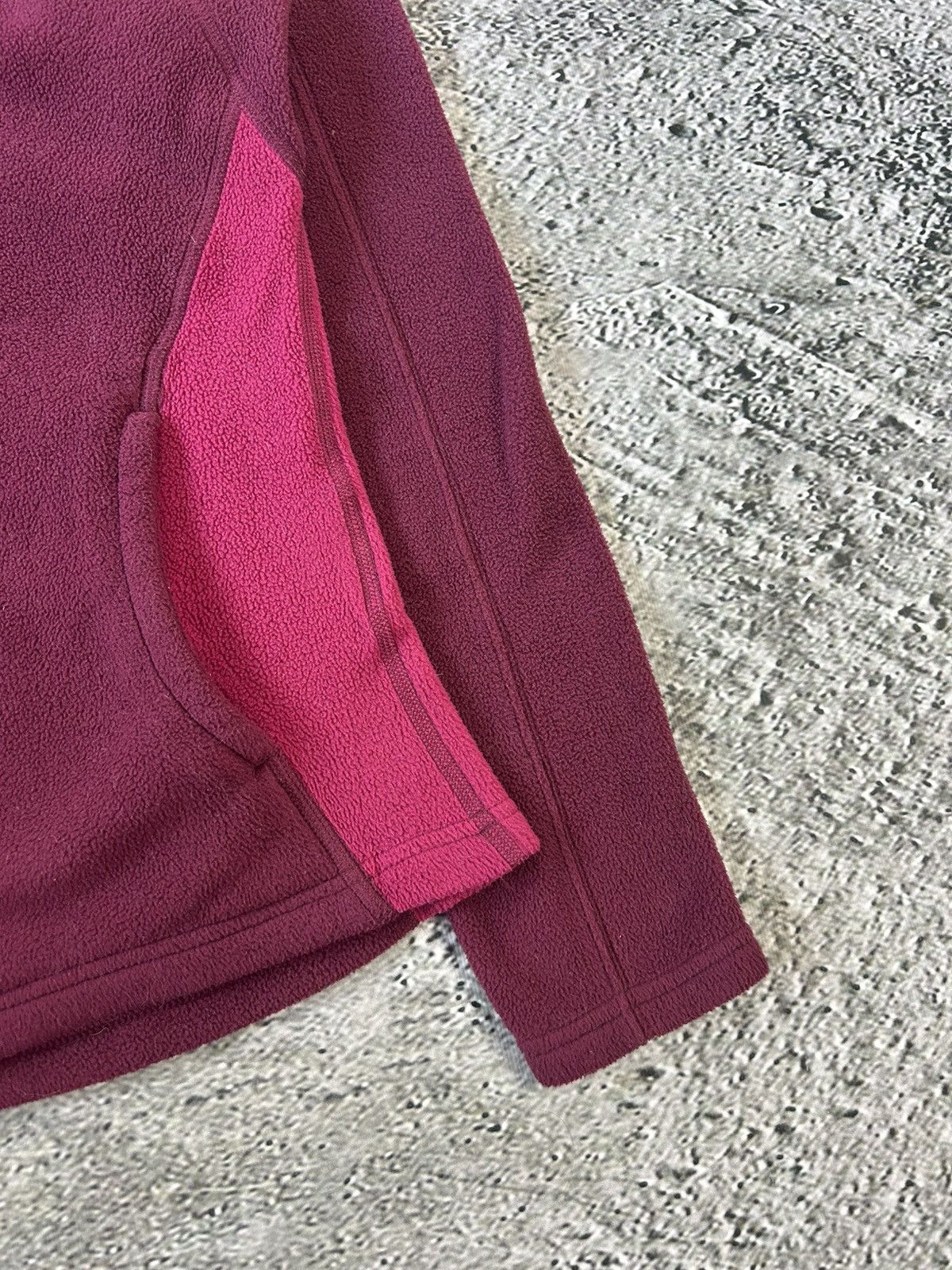 The North Face × Vintage The North Face fleece hoodie vintage pink halfzip Size S / US 4 / IT 40 - 3 Thumbnail