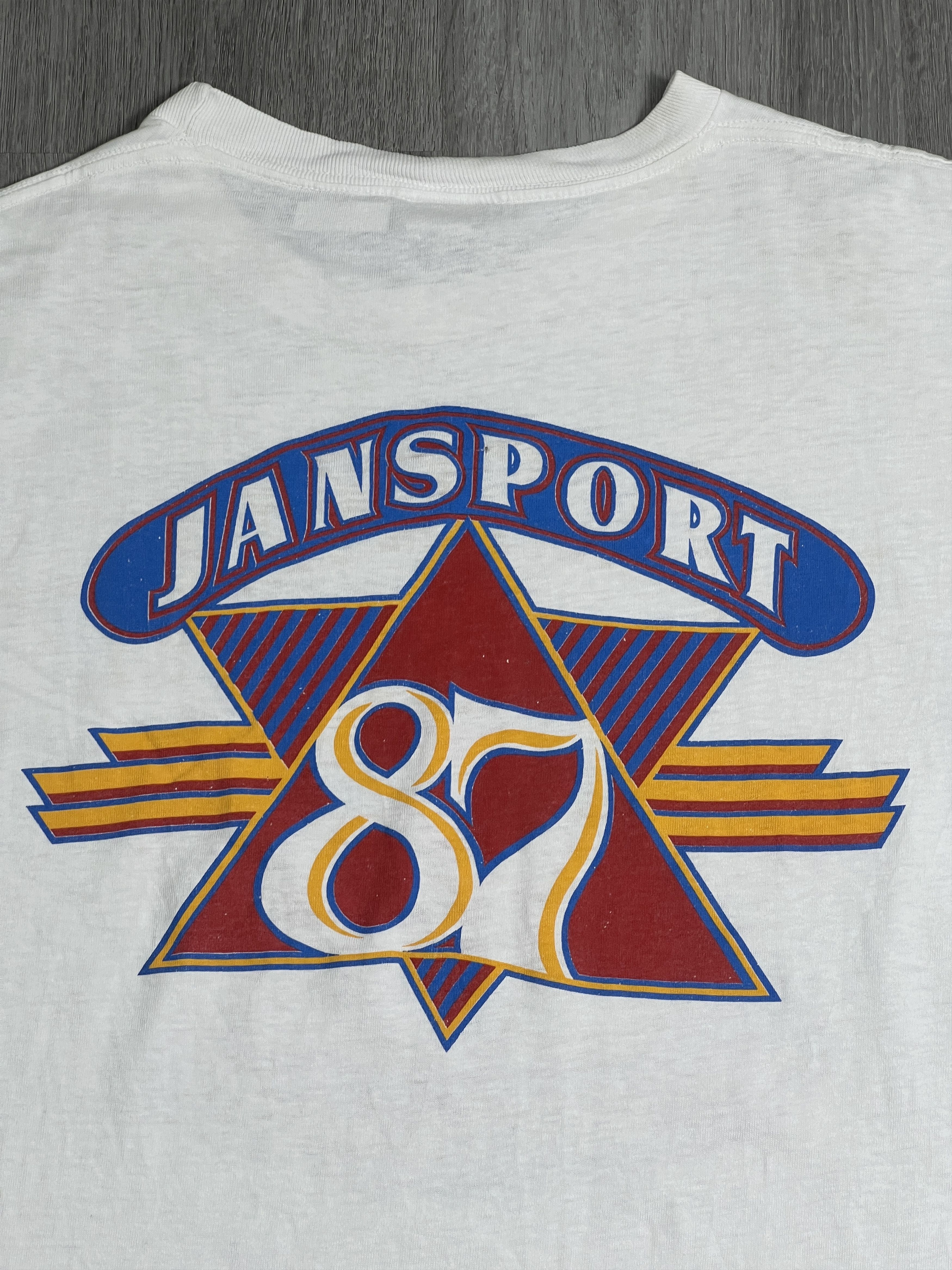 Jansport × Vintage Vintage 80s Jansport 20th Anniversary Tee (L) GTME546 Size US L / EU 52-54 / 3 - 9 Thumbnail
