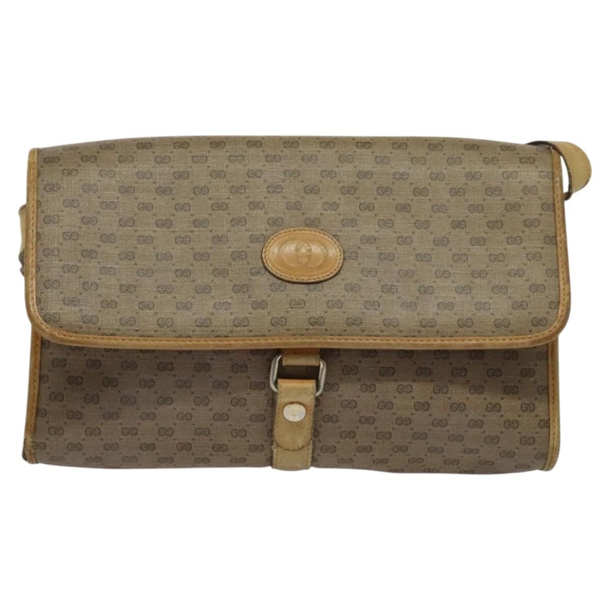 Gucci GUCCI Micro GG Supreme Shoulder Bag Pvc Beige Gold 001 115 Size ONE SIZE - 2 Thumbnail