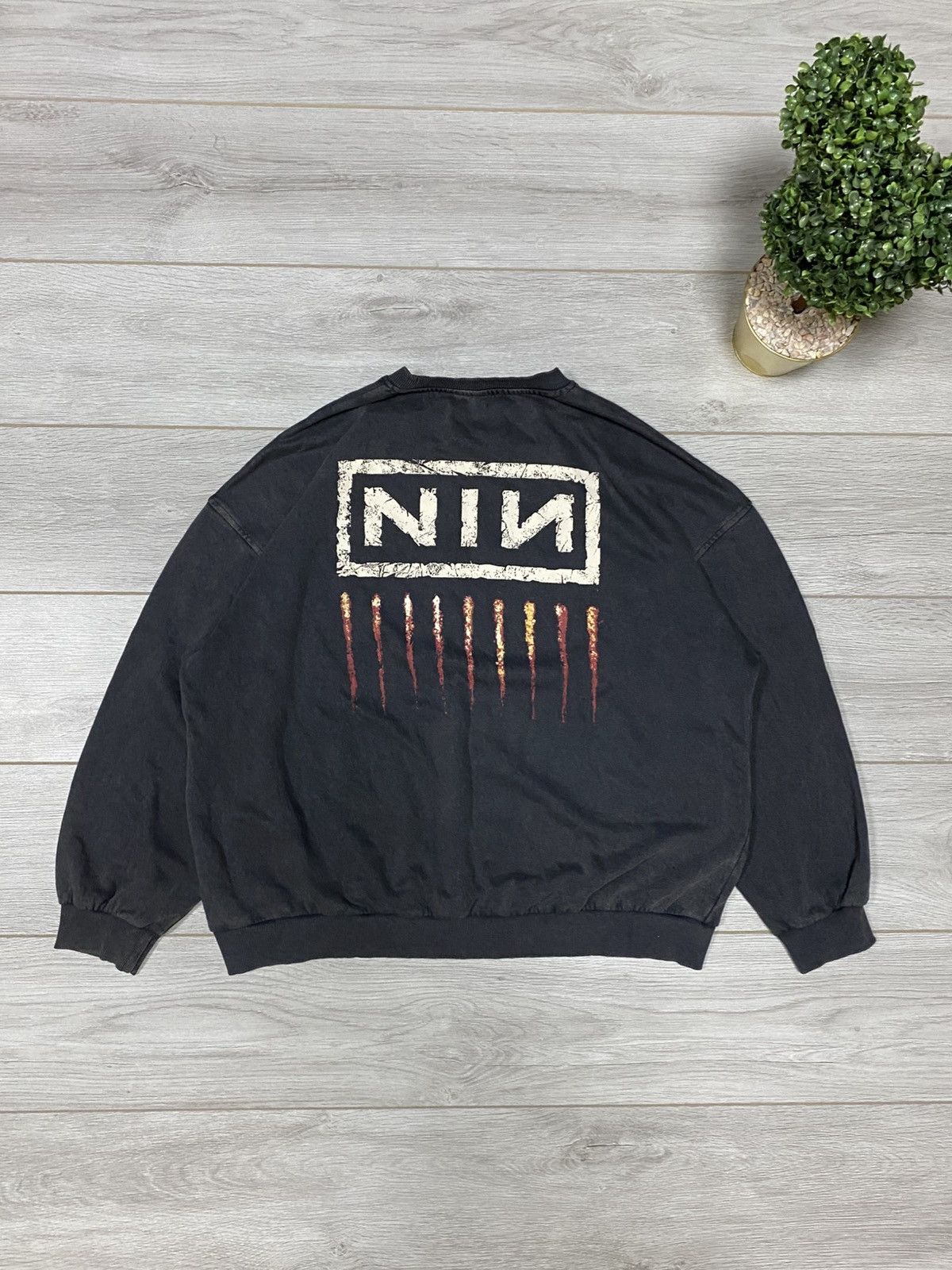 Band Tees Vintage NIN Further Down The Spiral Sweatshirt Size US M / EU 48-50 / 2 - 1 Thumbnail