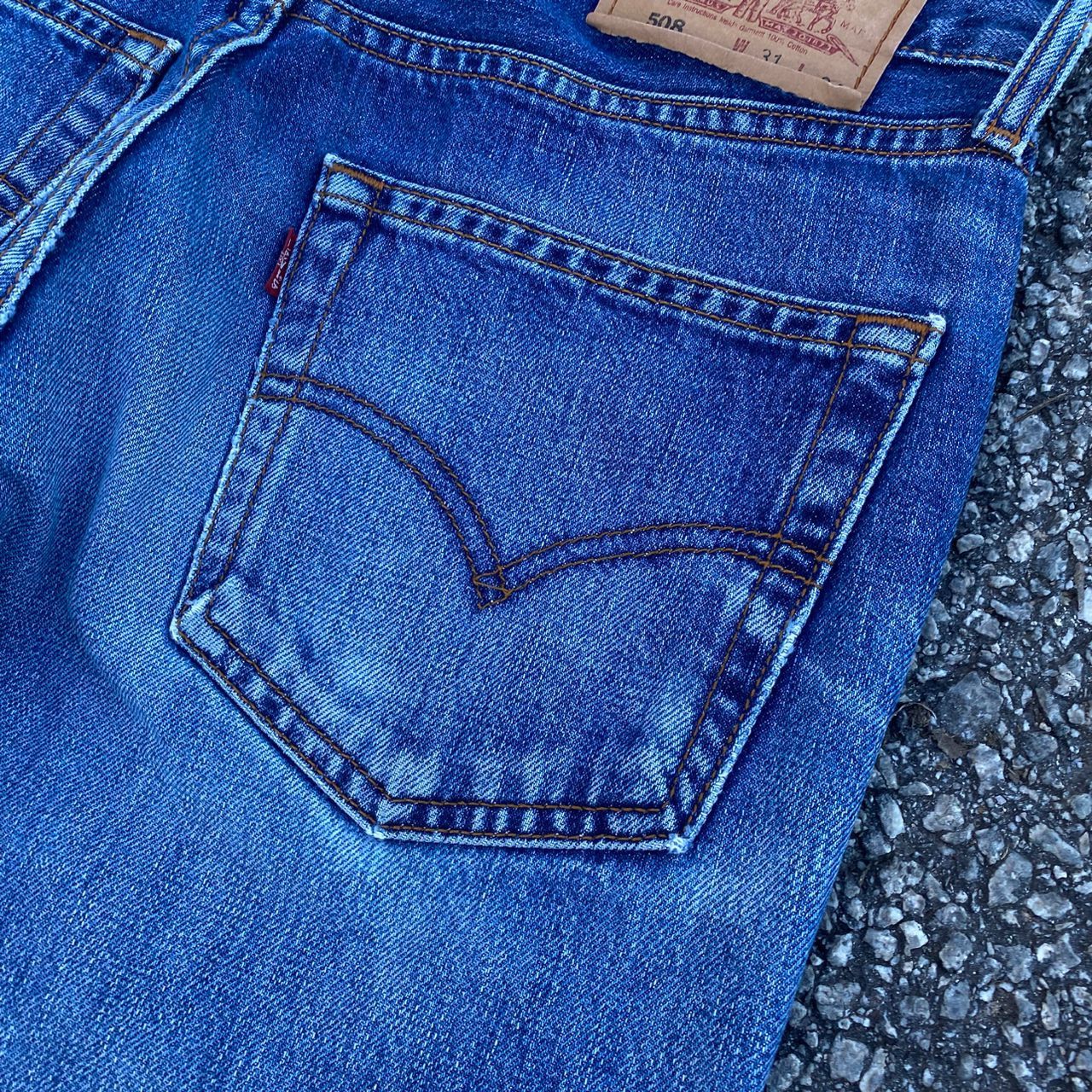 Levi's Vintage Levis 508 Dot Colour Distressed Denim Size US 31 - 9 Thumbnail