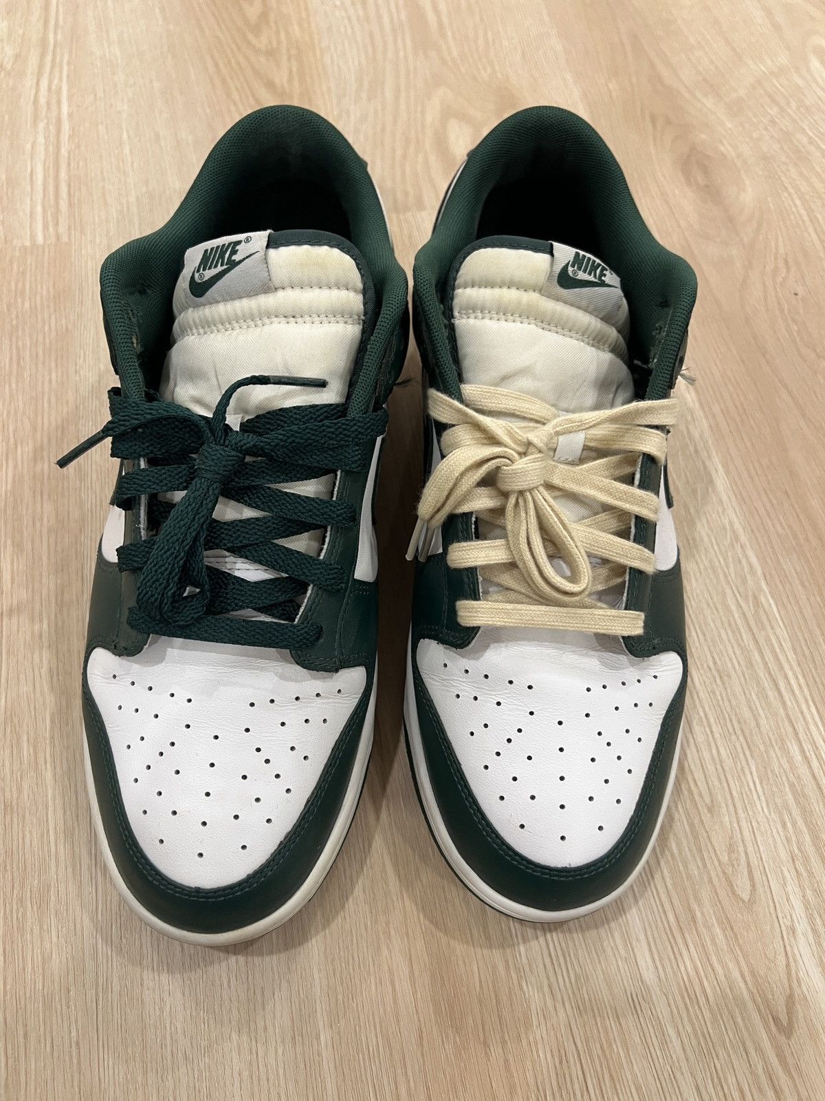Nike Nike Michigan State Dunk Low Size US 12 / EU 45 - 4 Thumbnail