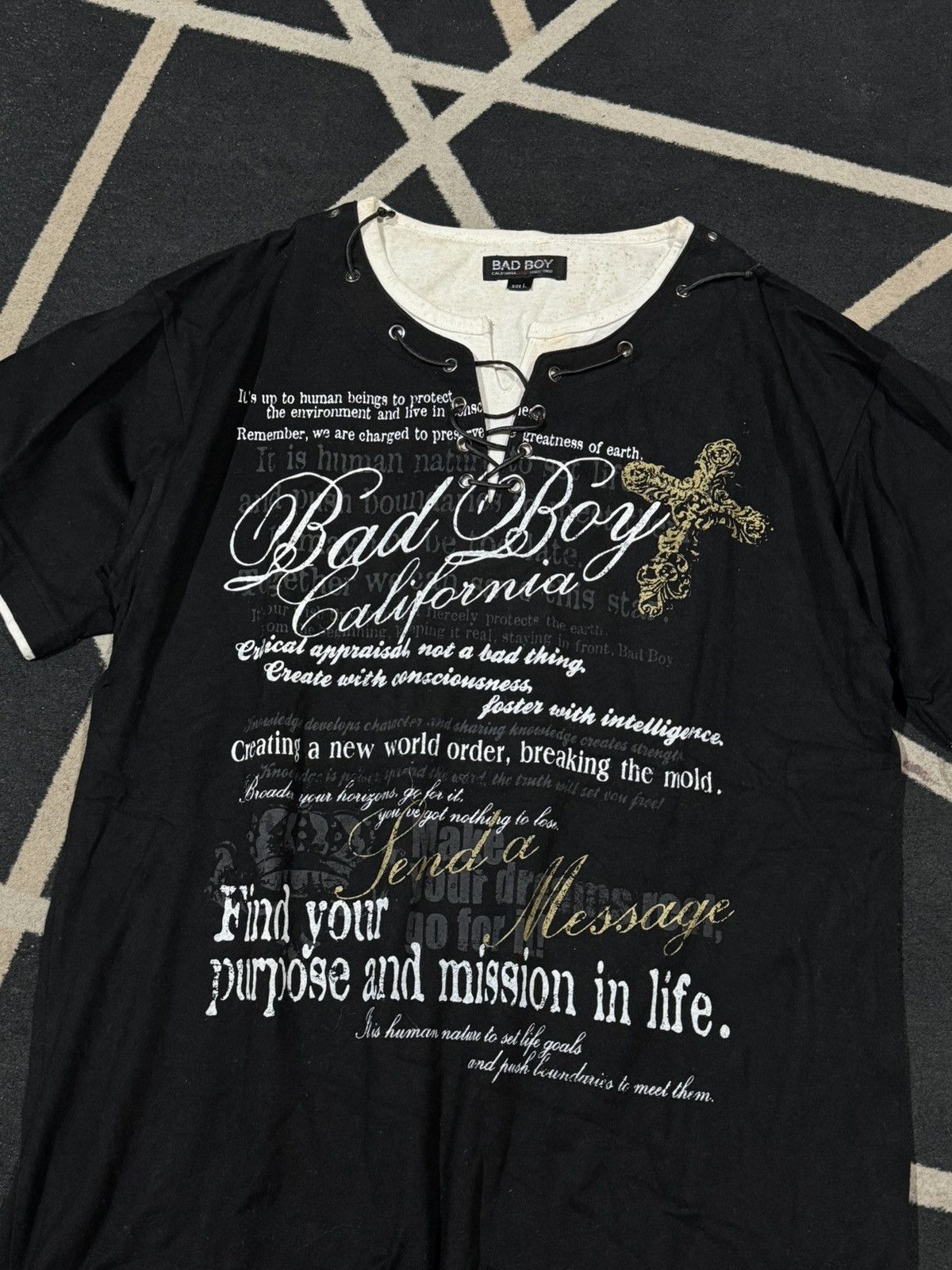 Hysteric Glamour Japanese Poem Badboy ifsixwasnine Lgb Style Size US L / EU 52-54 / 3 - 3 Thumbnail