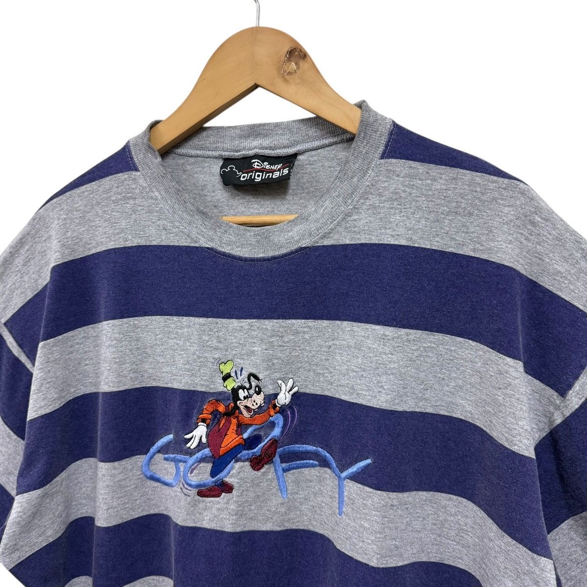Cartoon Network Vintage 90s Goofy Disney Stripe Tshirt Size US XL / EU 56 / 4 - 2 Thumbnail