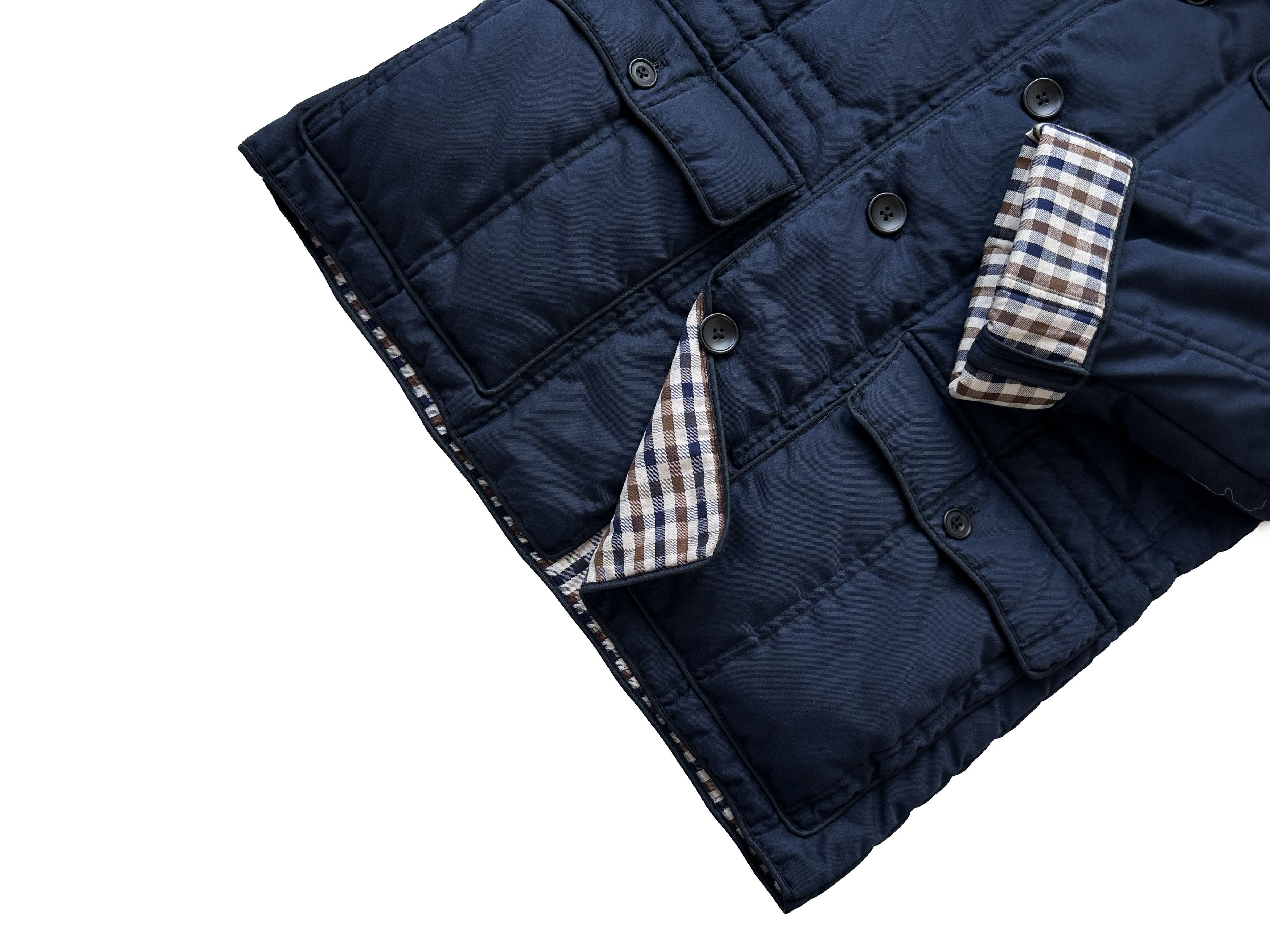 Aquascutum Aquascutum Vintage navy quilted jacket Size US M / EU 48-50 / 2 - 5 Thumbnail