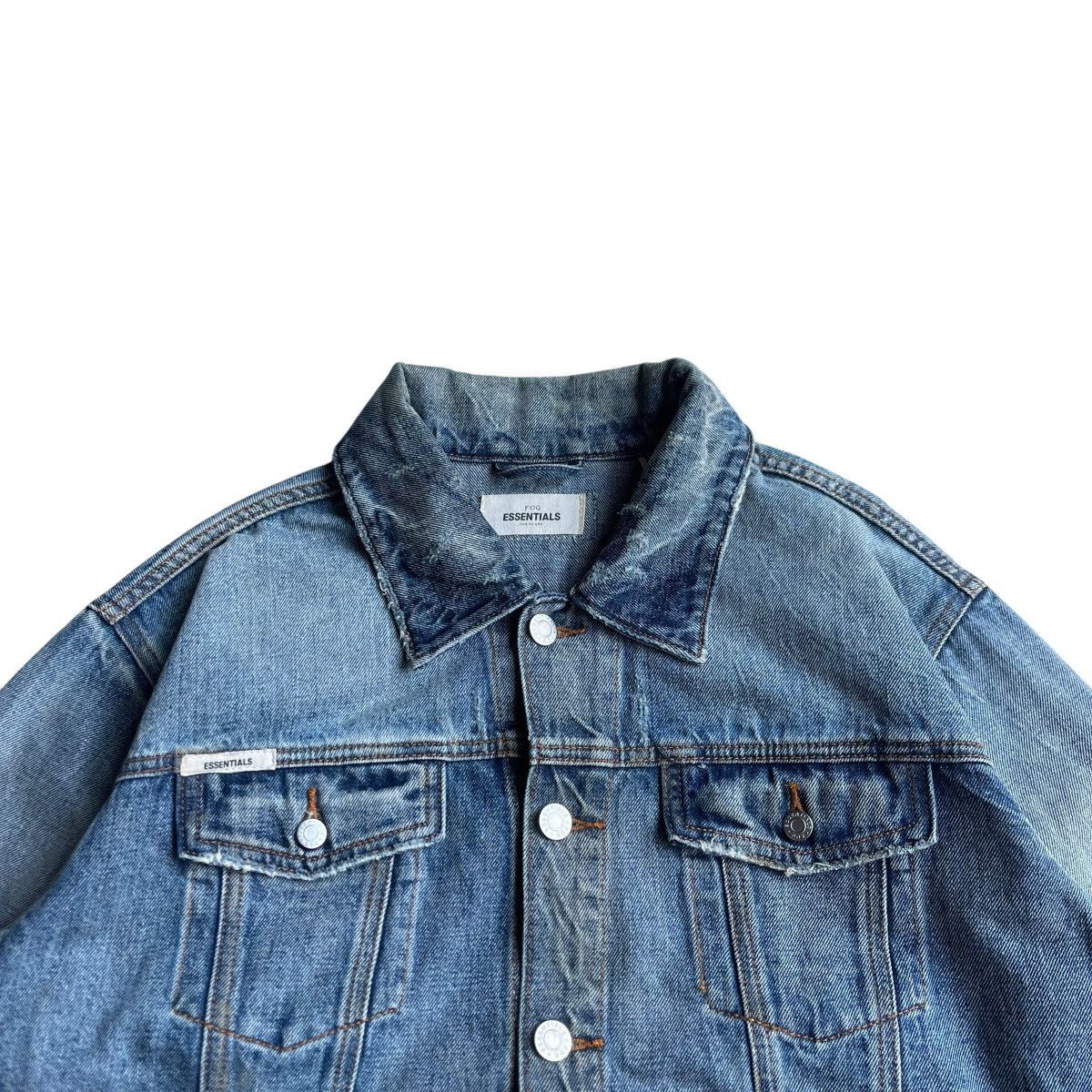 Essentials Trucker Denim Jacket Essentials FOG Size US L / EU 52-54 / 3 - 3 Thumbnail