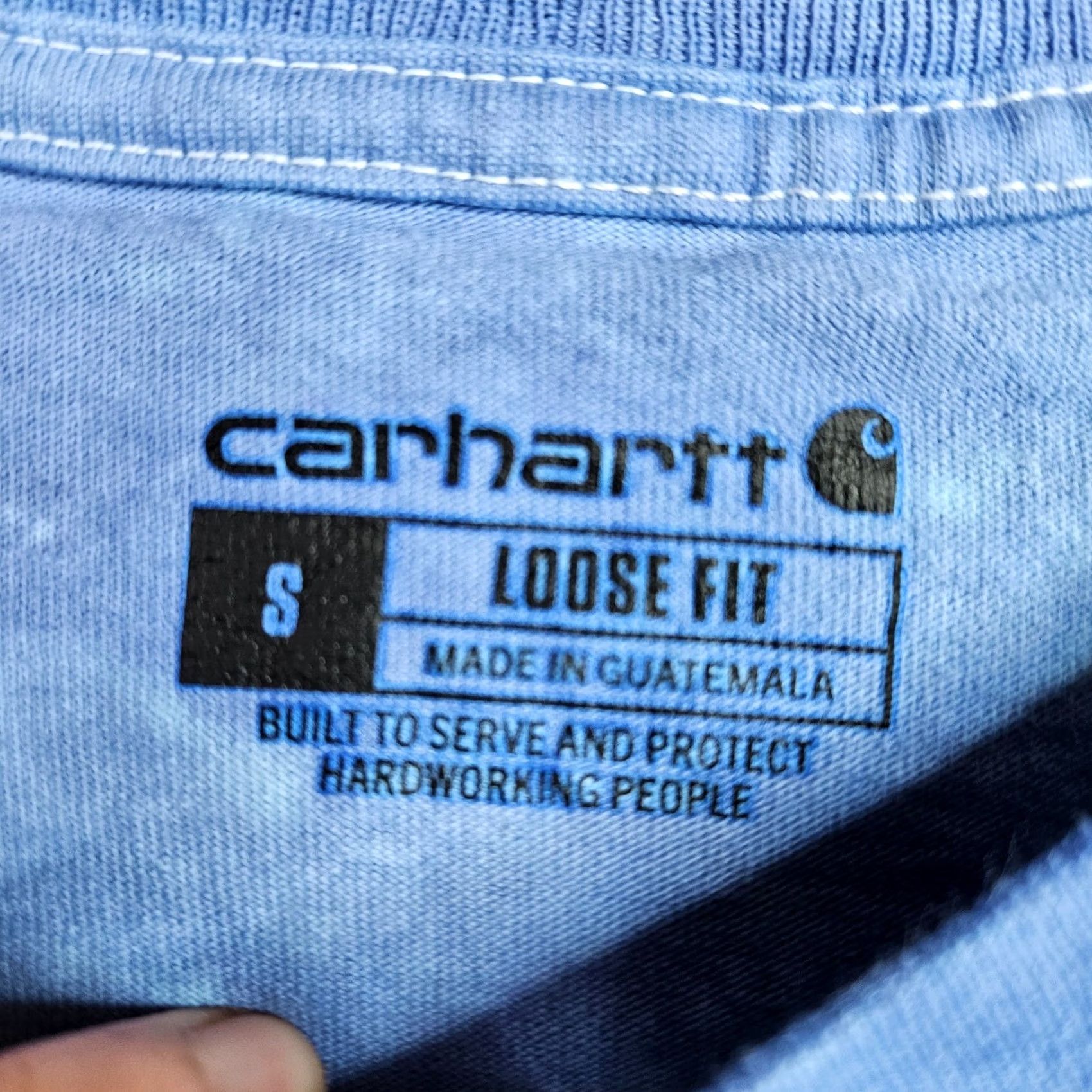 Carhartt Carhartt Men's T-Shirt Size S Short Sleeve Crew Neck Pocket Long Sleeve? Size US S / EU 44-46 / 1 - 3 Thumbnail